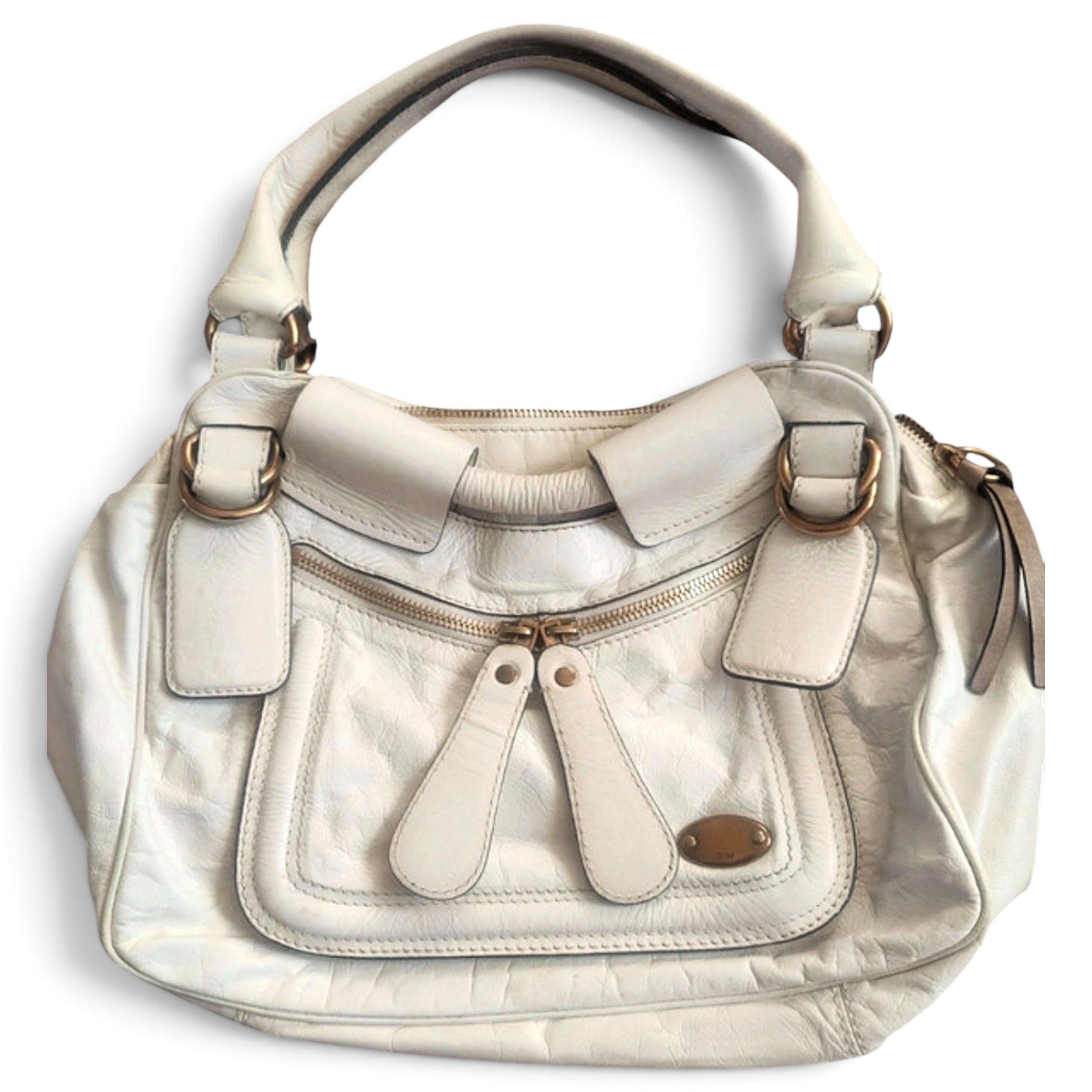 Bay leather handbag
