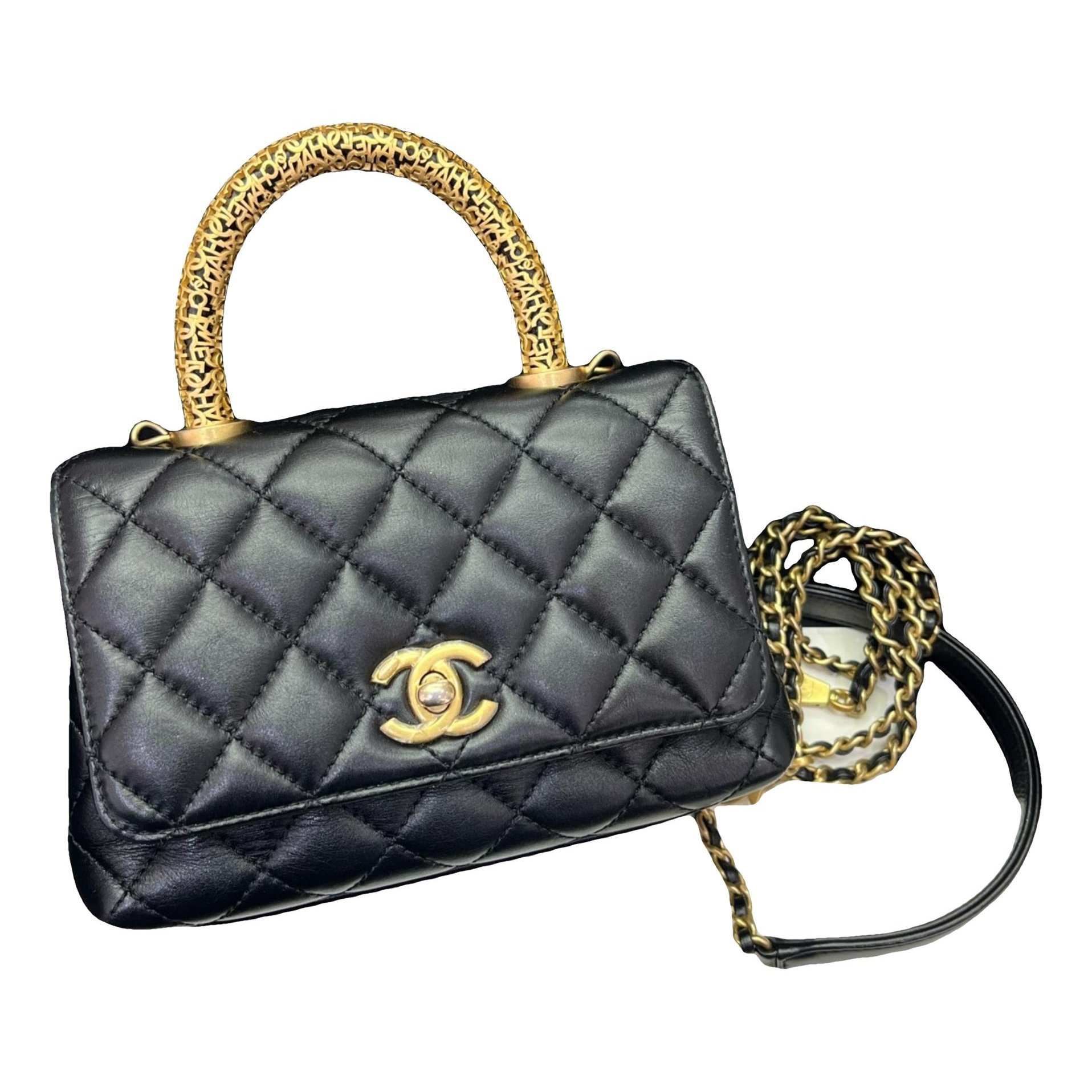 Coco Handle leather handbag