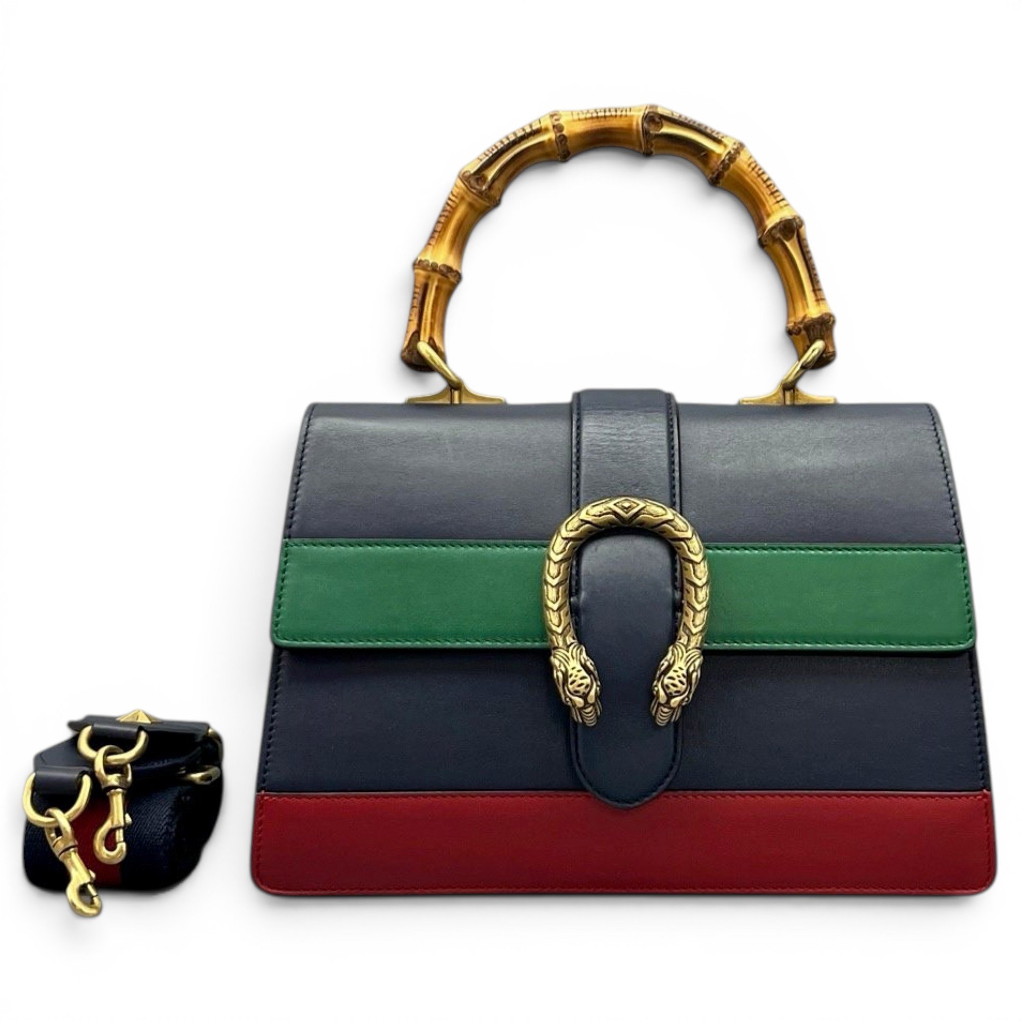 Dionysus Bamboo leather handbag