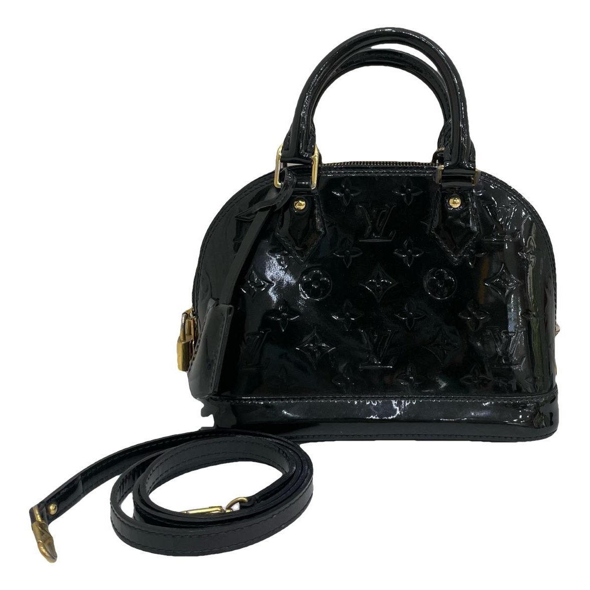 Alma BB patent leather handbag