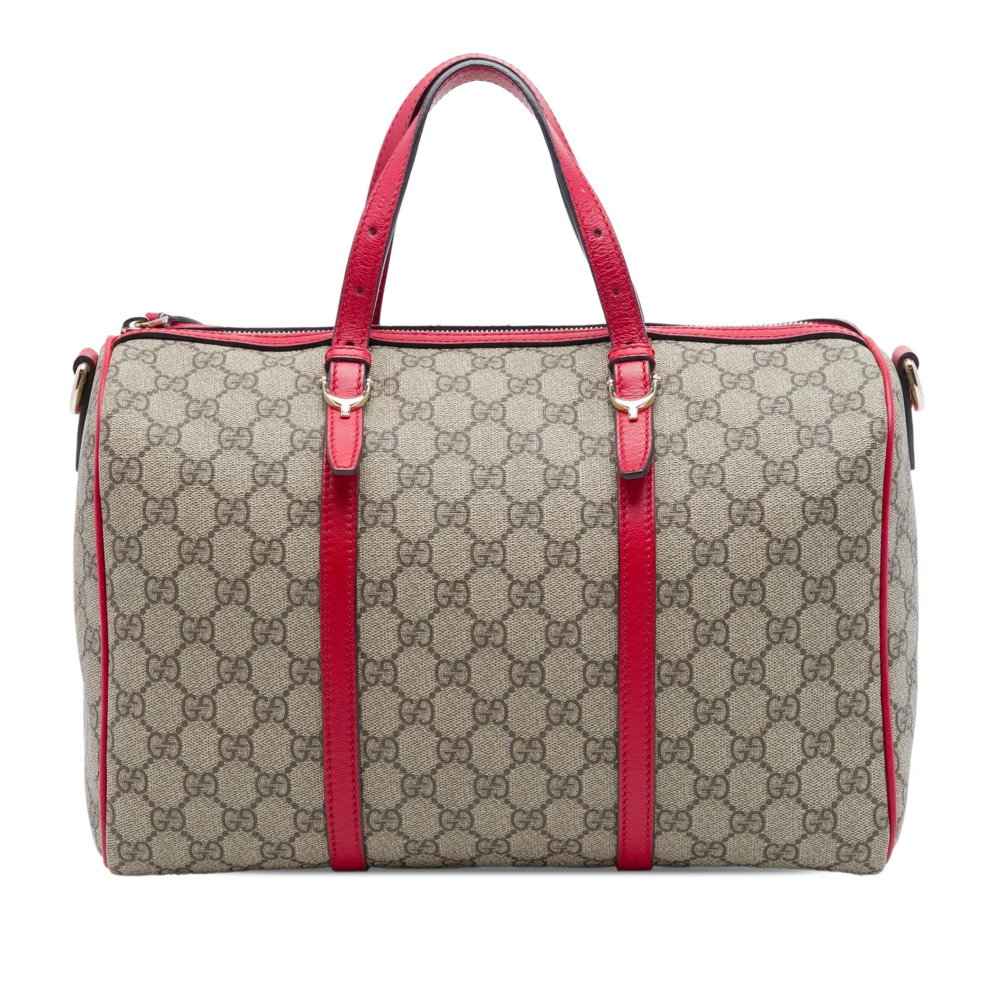 Boston leather bag