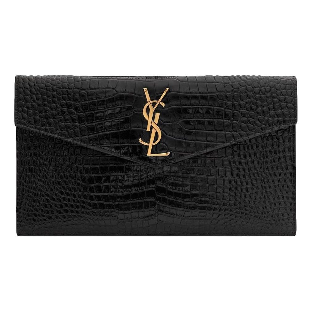 Cassandre leather clutch bag