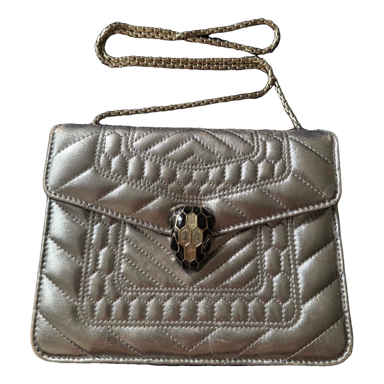 Bvlgari Serpenti leather handbag