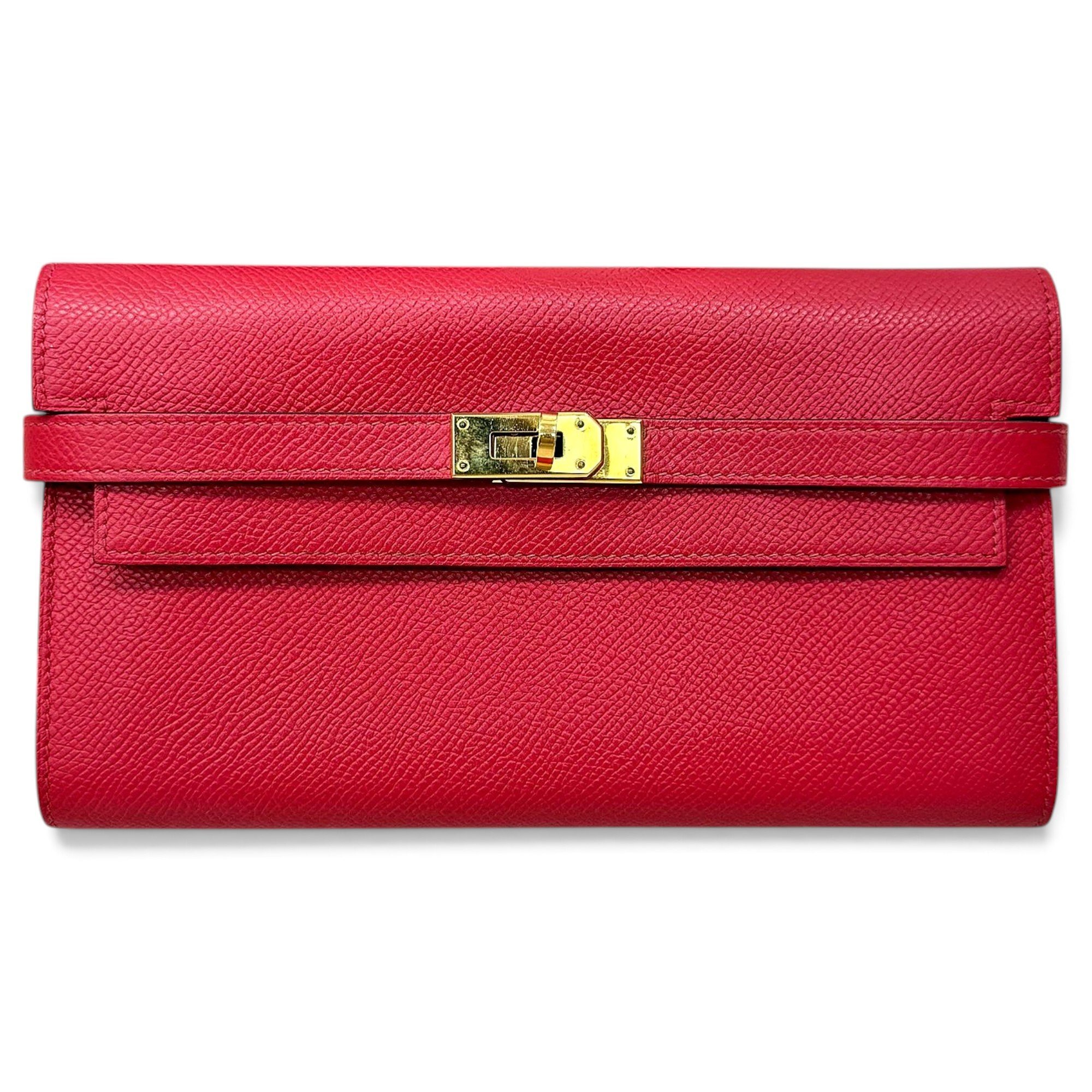 Kelly to go leather clutch bag
