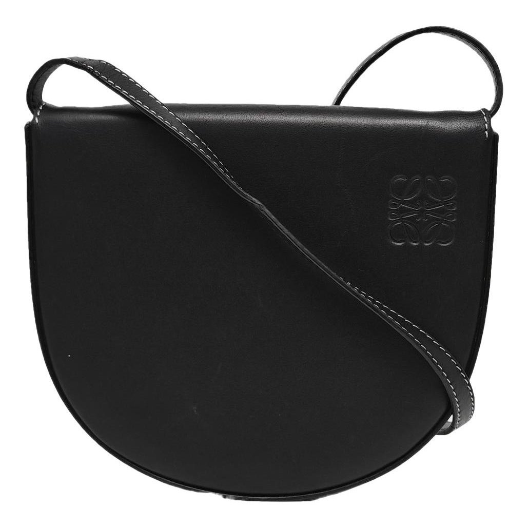 Heel leather handbag