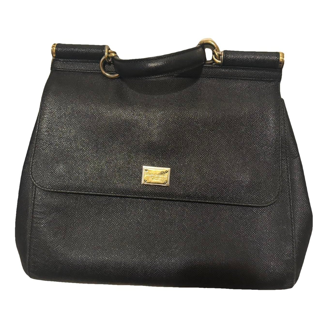 Dolce & Gabbana Sicily leather handbag