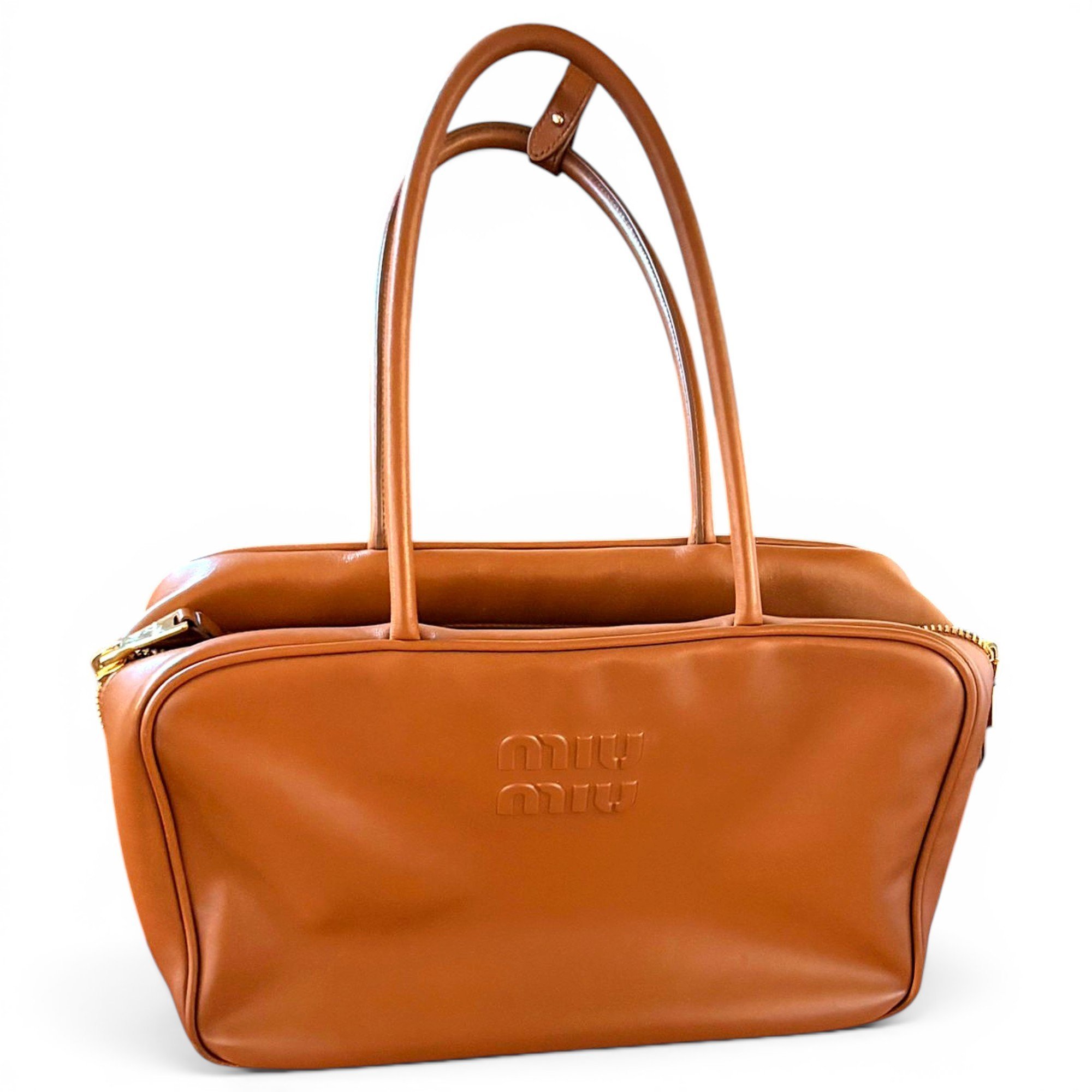 Beau leather handbag