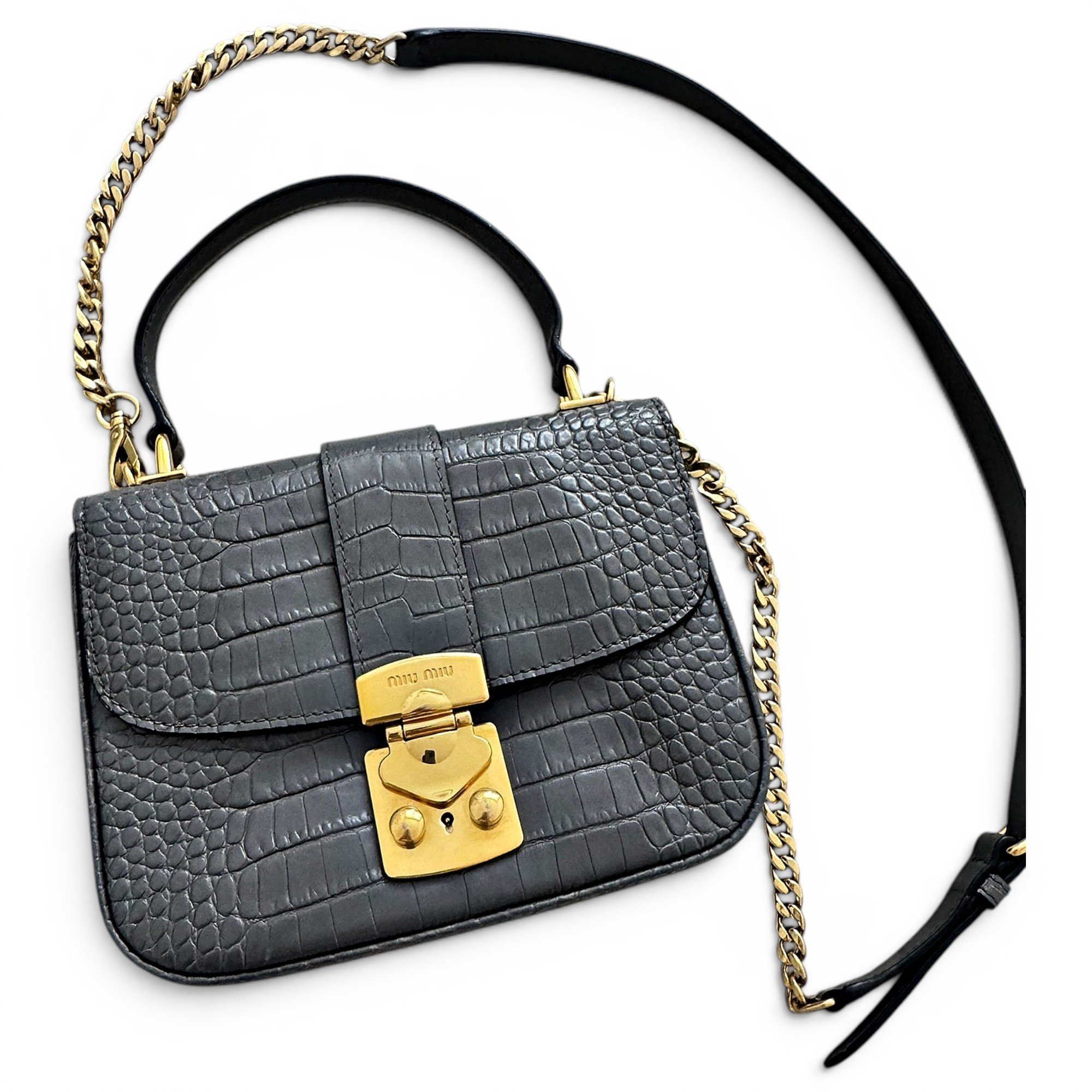 Leather handbag