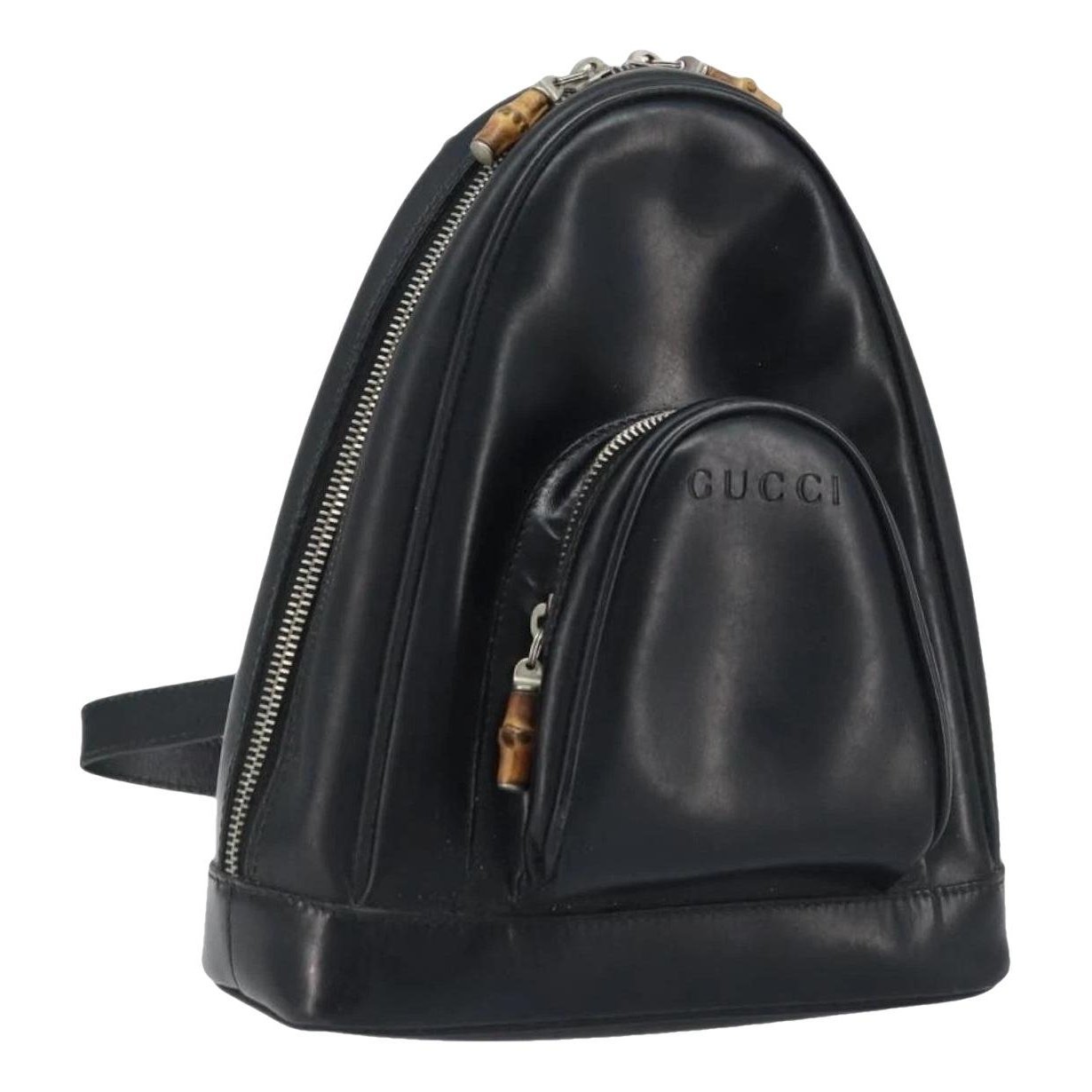 Patent leather handbag