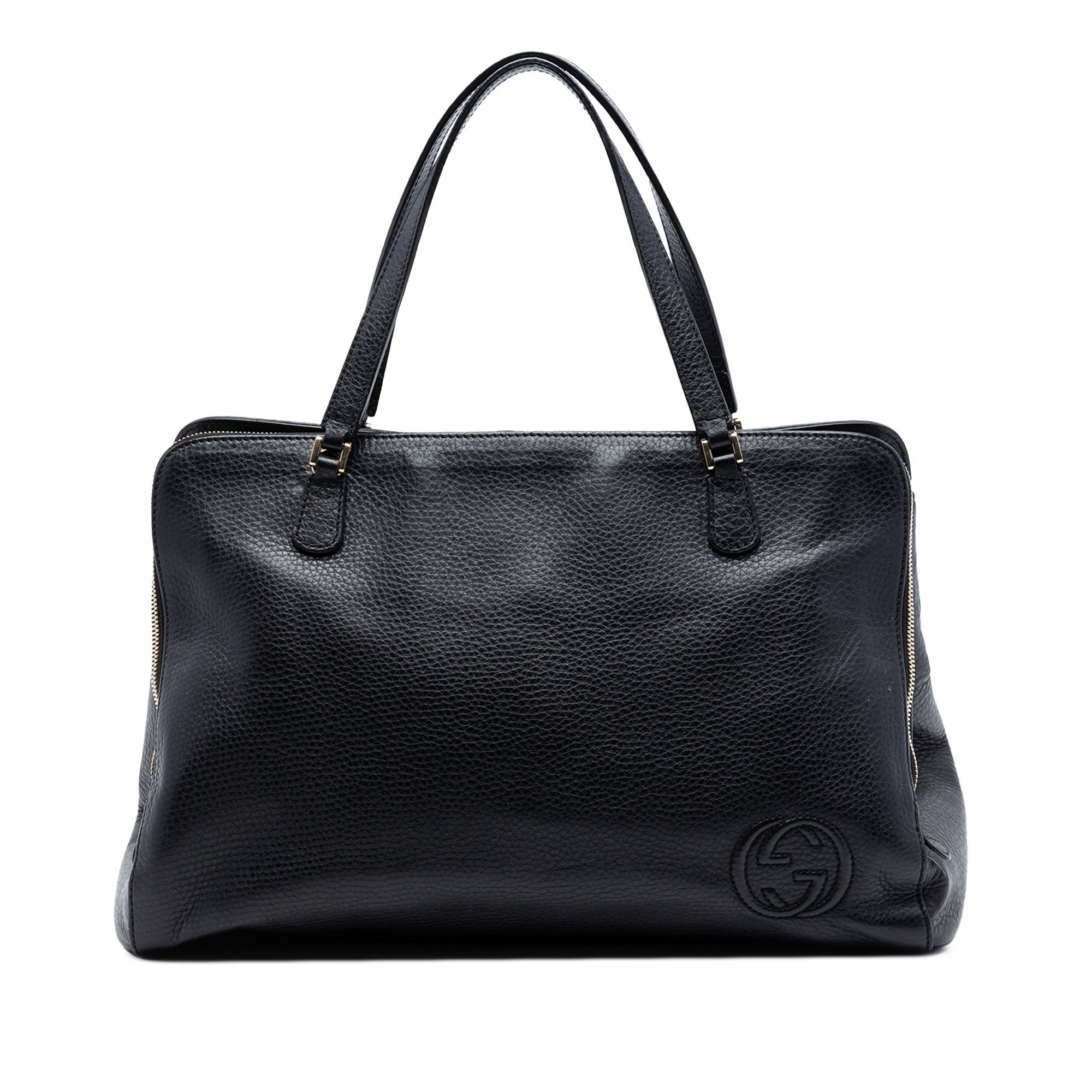 Leather tote
