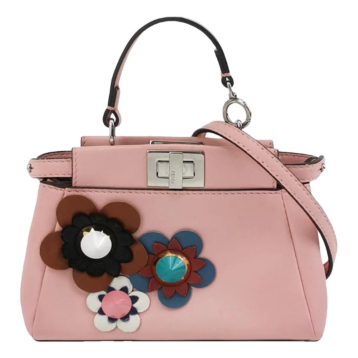 Peekaboo leather crossbody bag