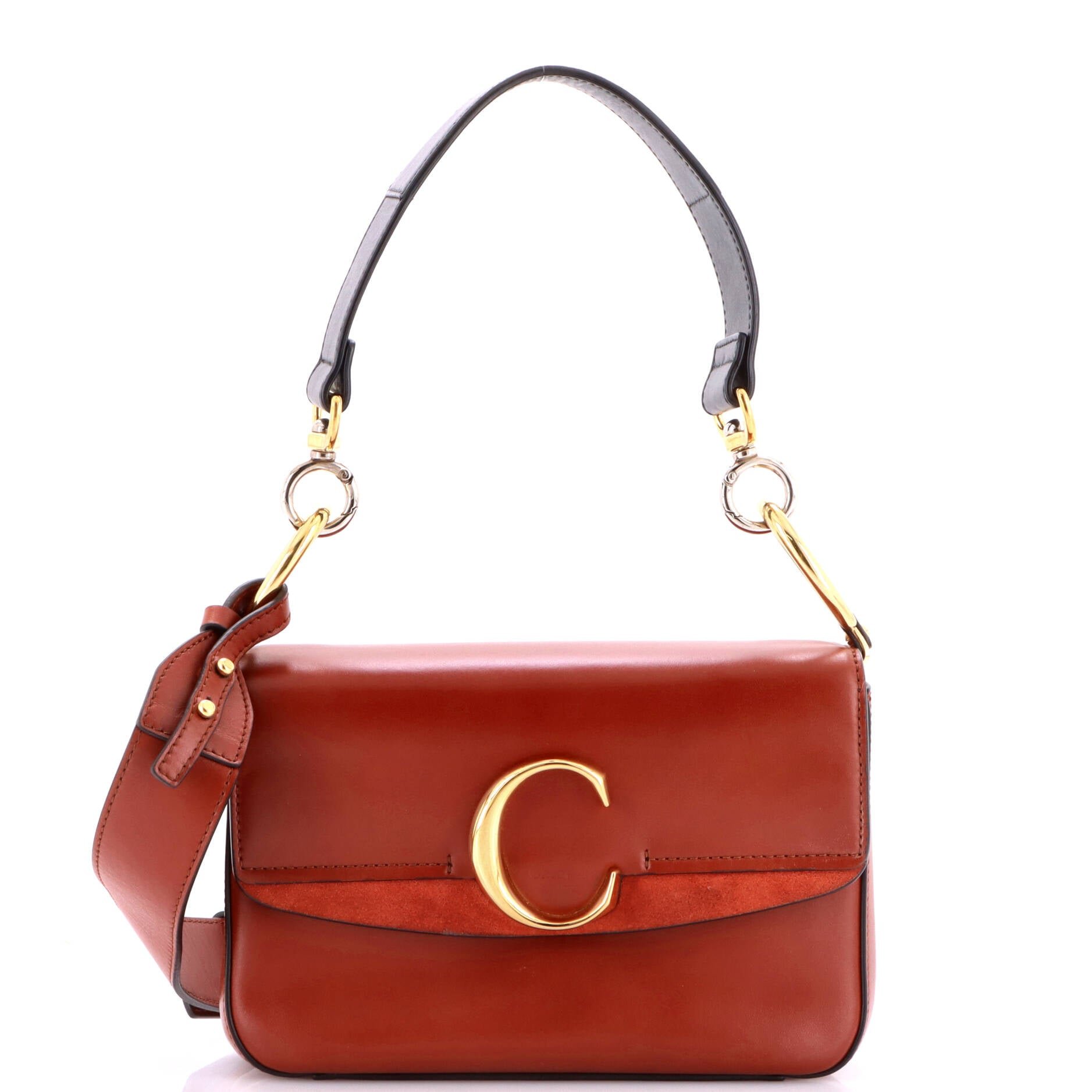Chloe C Double Carry Bag Leather Small