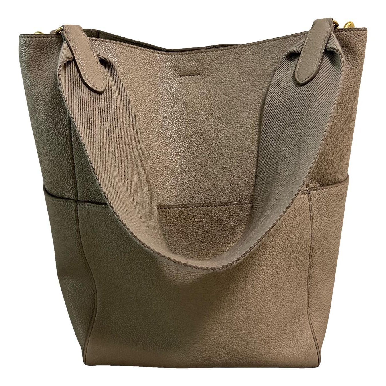 Seau Sangle leather tote
