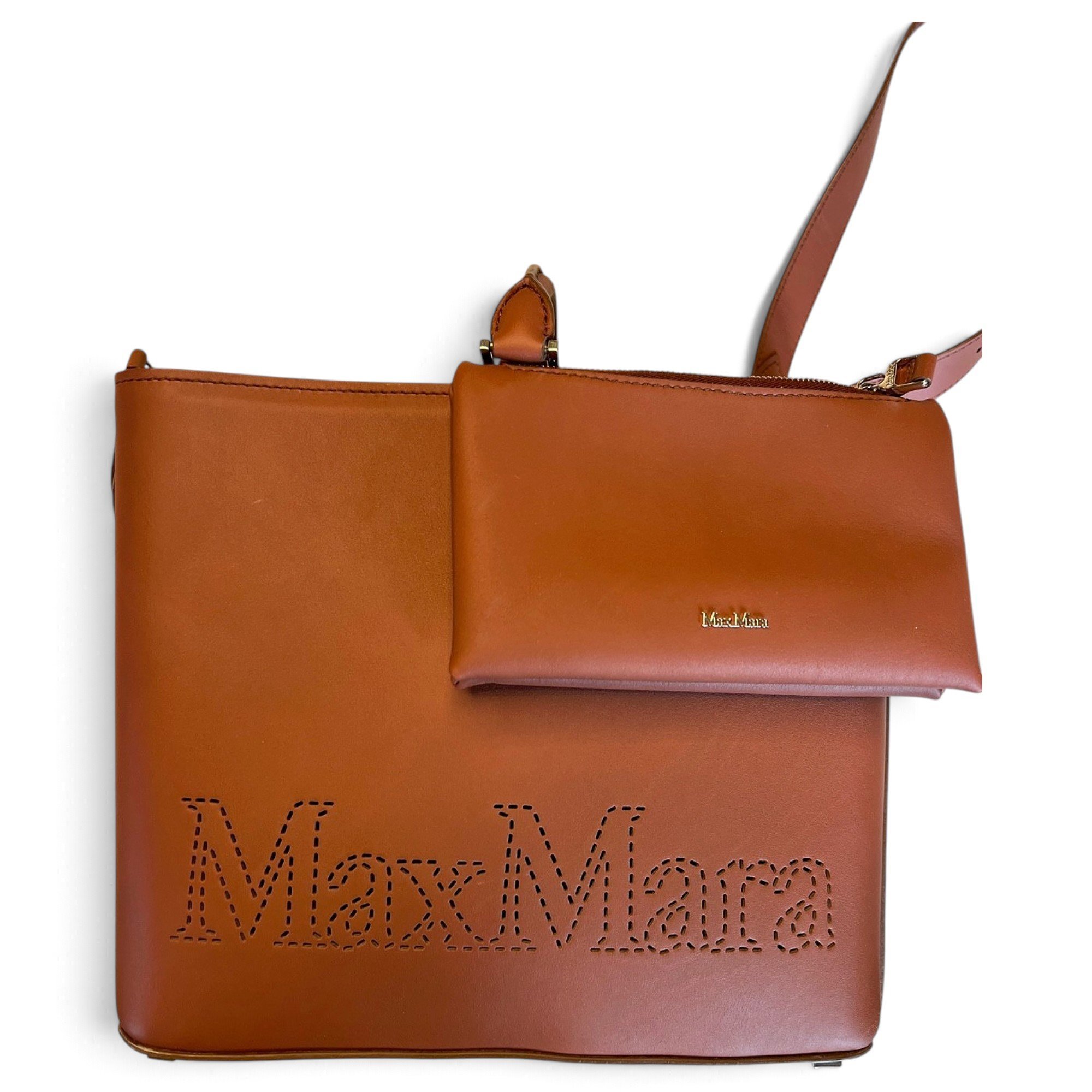 Marine leather tote