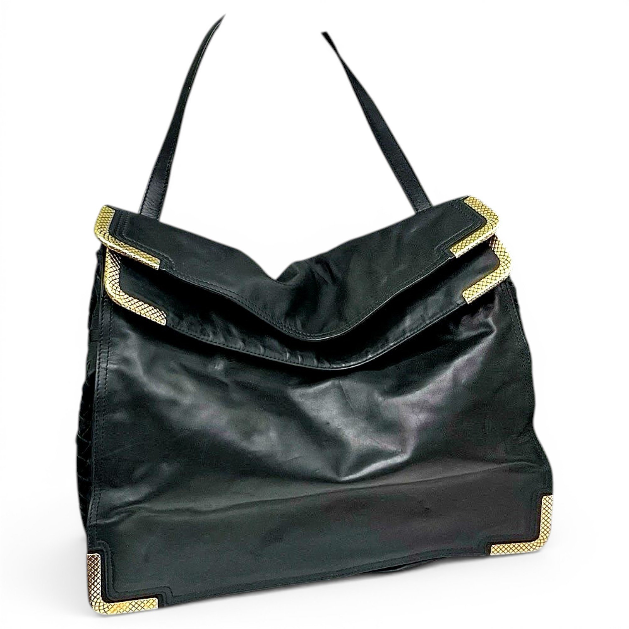 Leather handbag