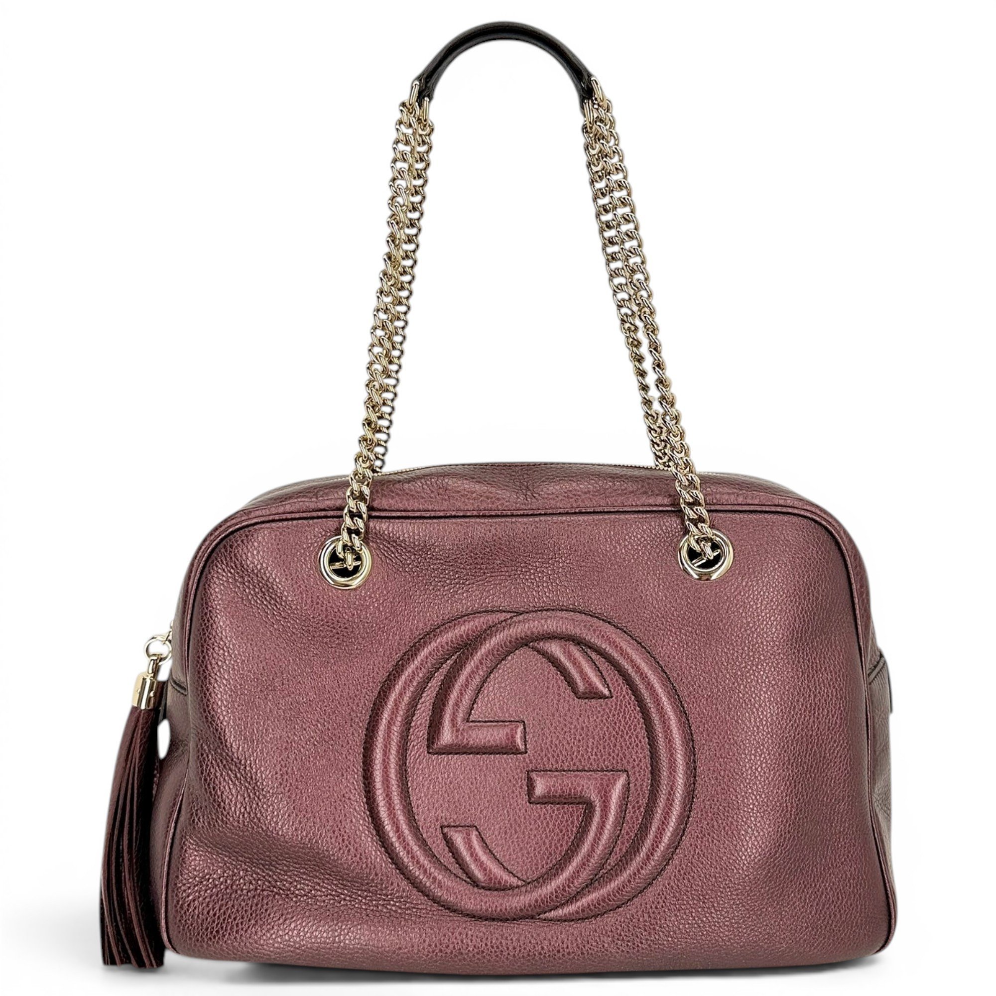Soho Double Chain leather handbag