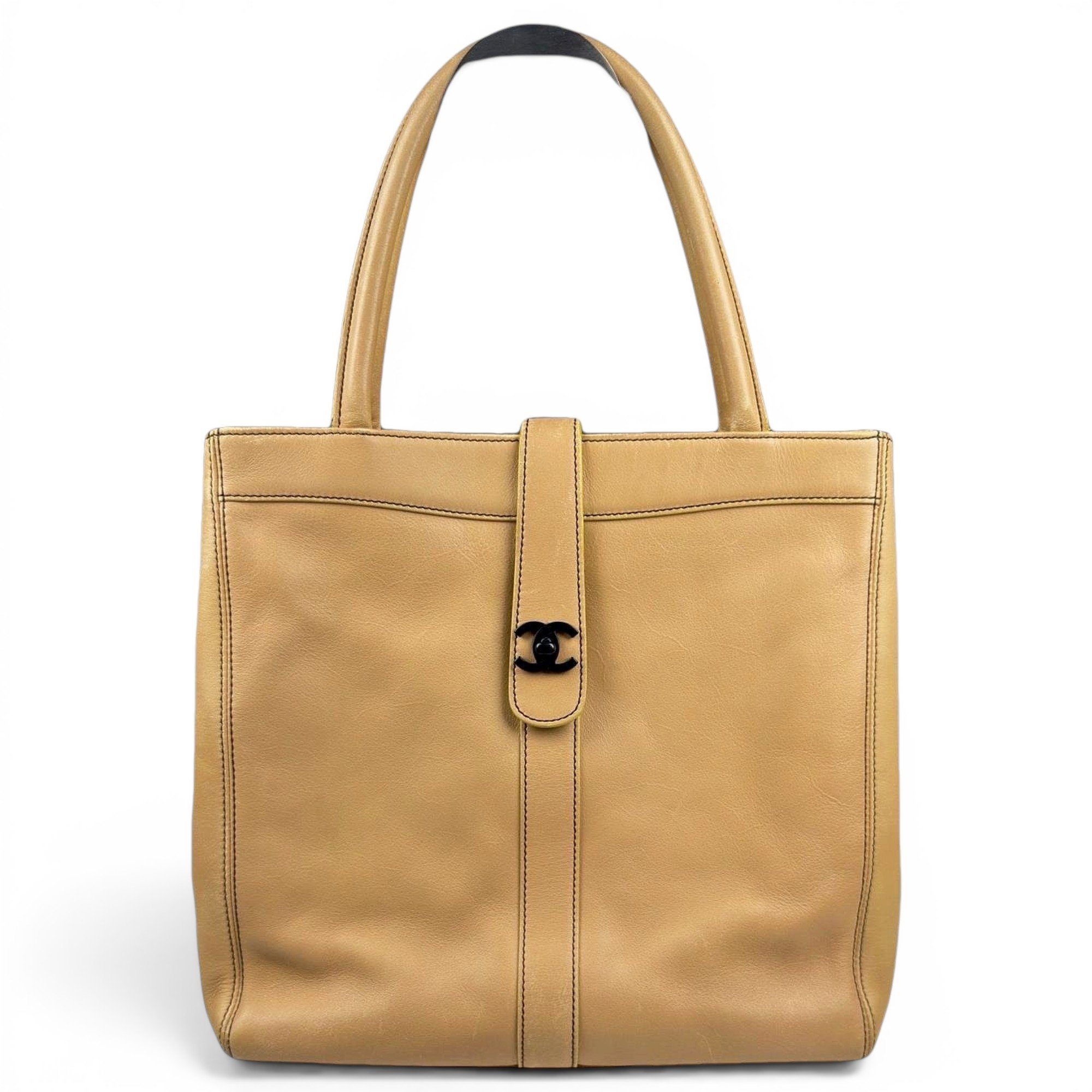 Petite Shopping Tote leather bag