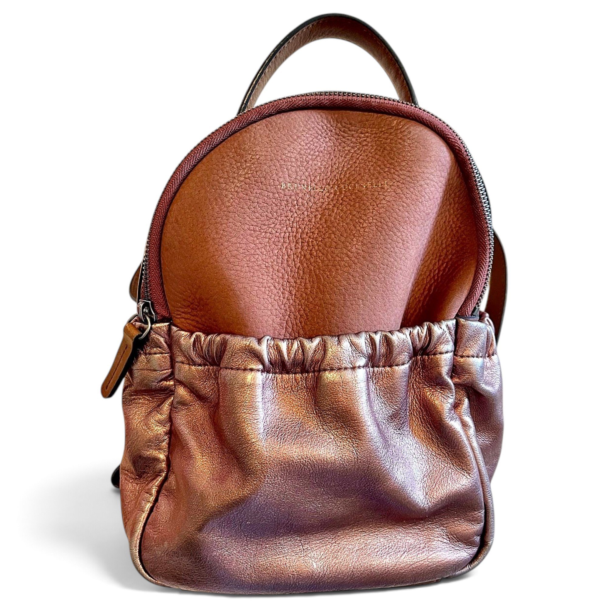 Sartorial leather backpack