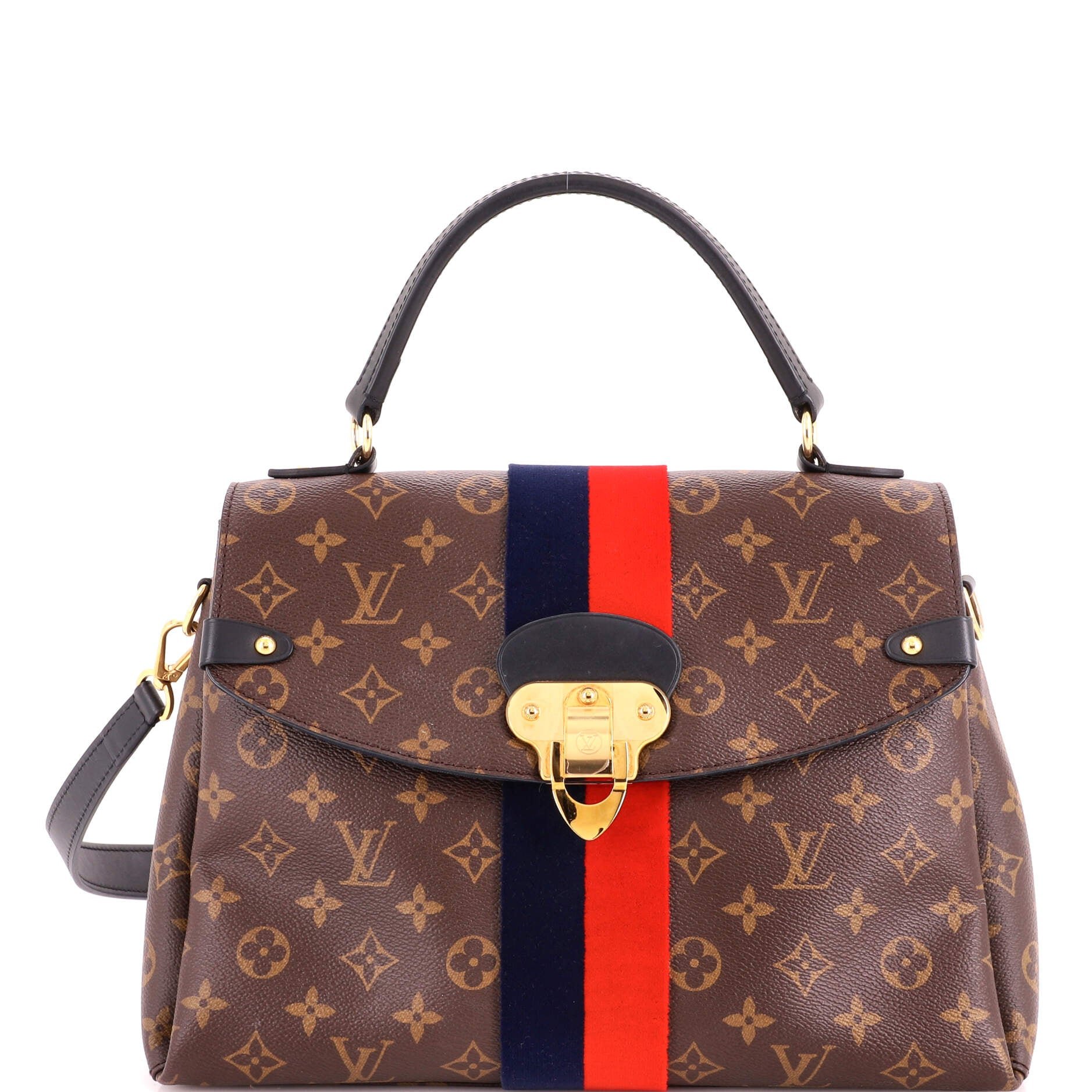 Georges Handbag Monogram Canvas MM