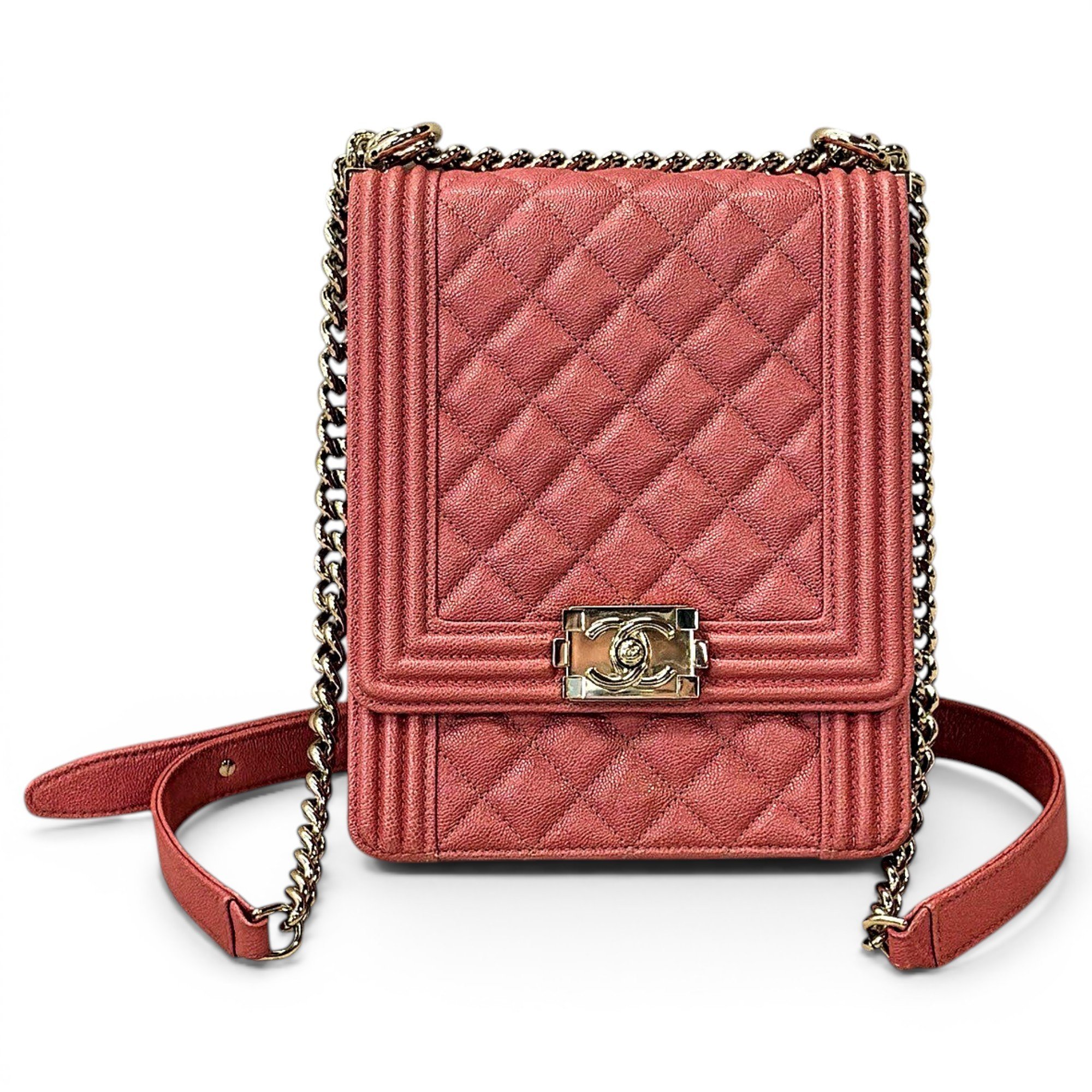 North South Boy leather crossbody bag