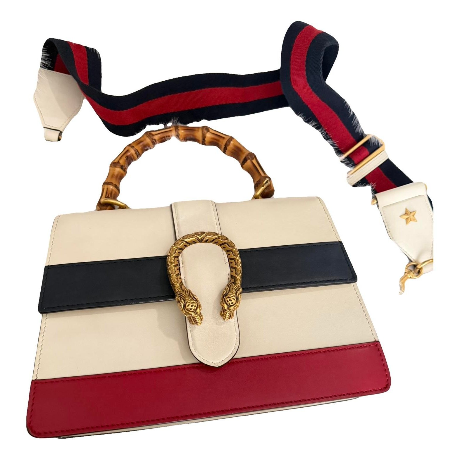 Dionysus Bamboo leather handbag