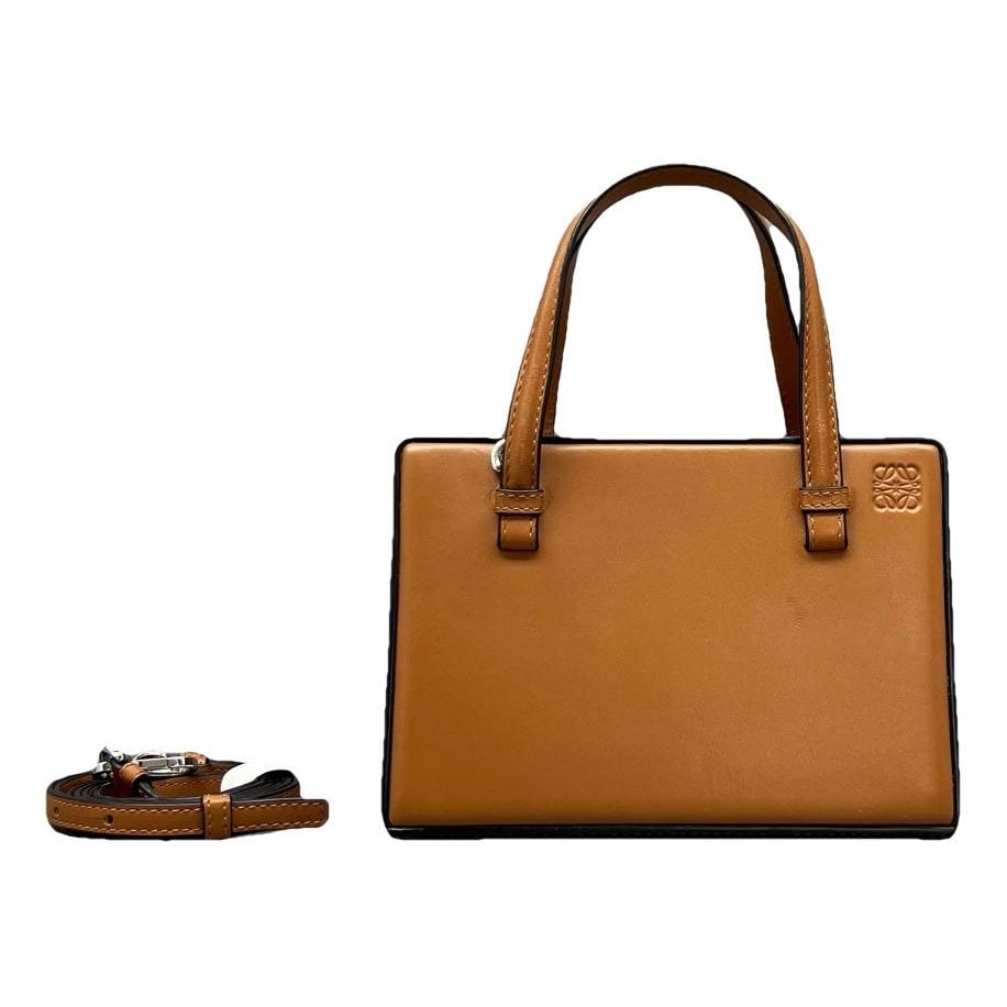 Postal leather handbag