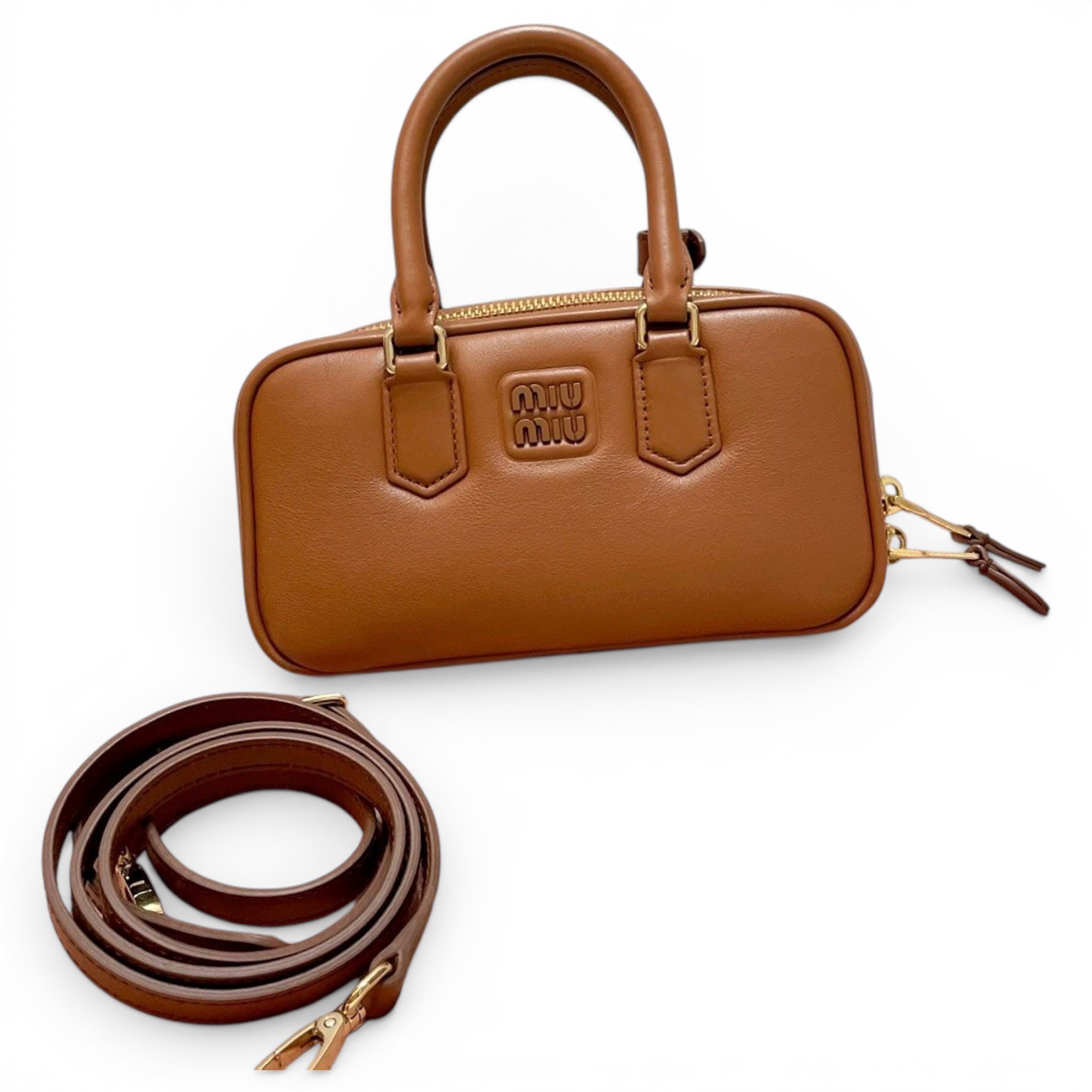 Arcadie leather handbag