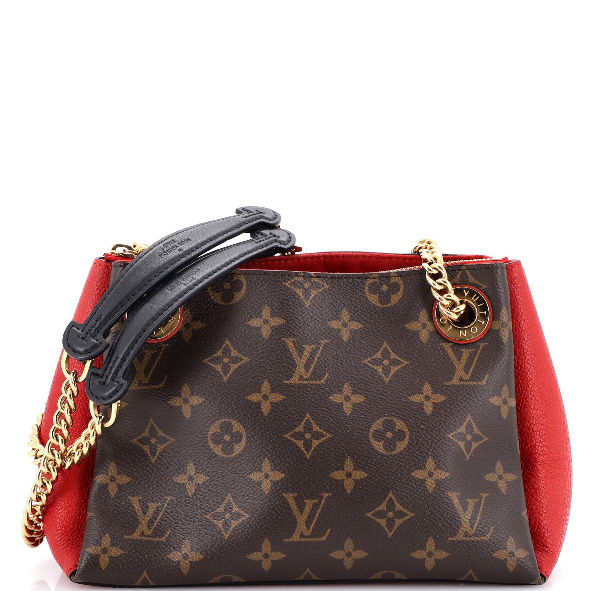 Surene Handbag Monogram Canvas with Leather BB