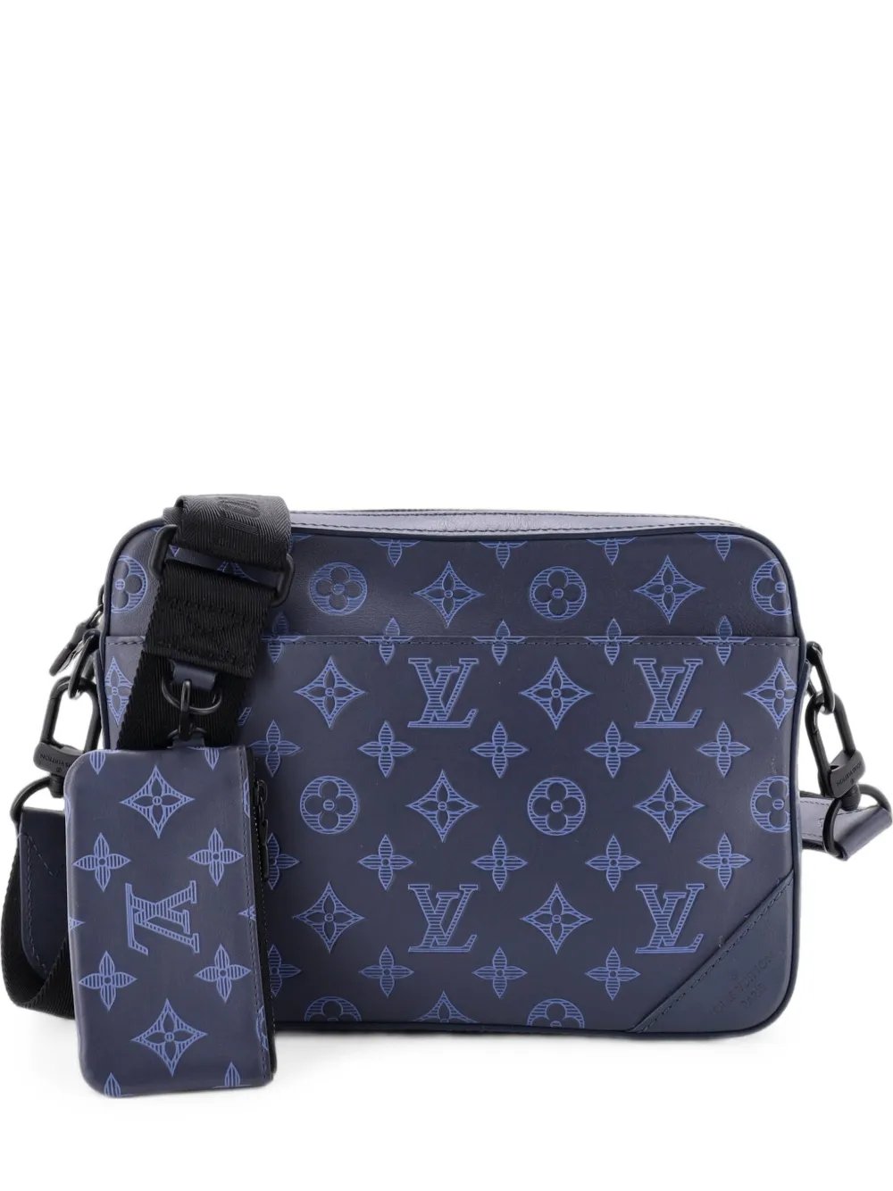 Duo Messenger Bag Monogram Shadow Leather crossbody bag