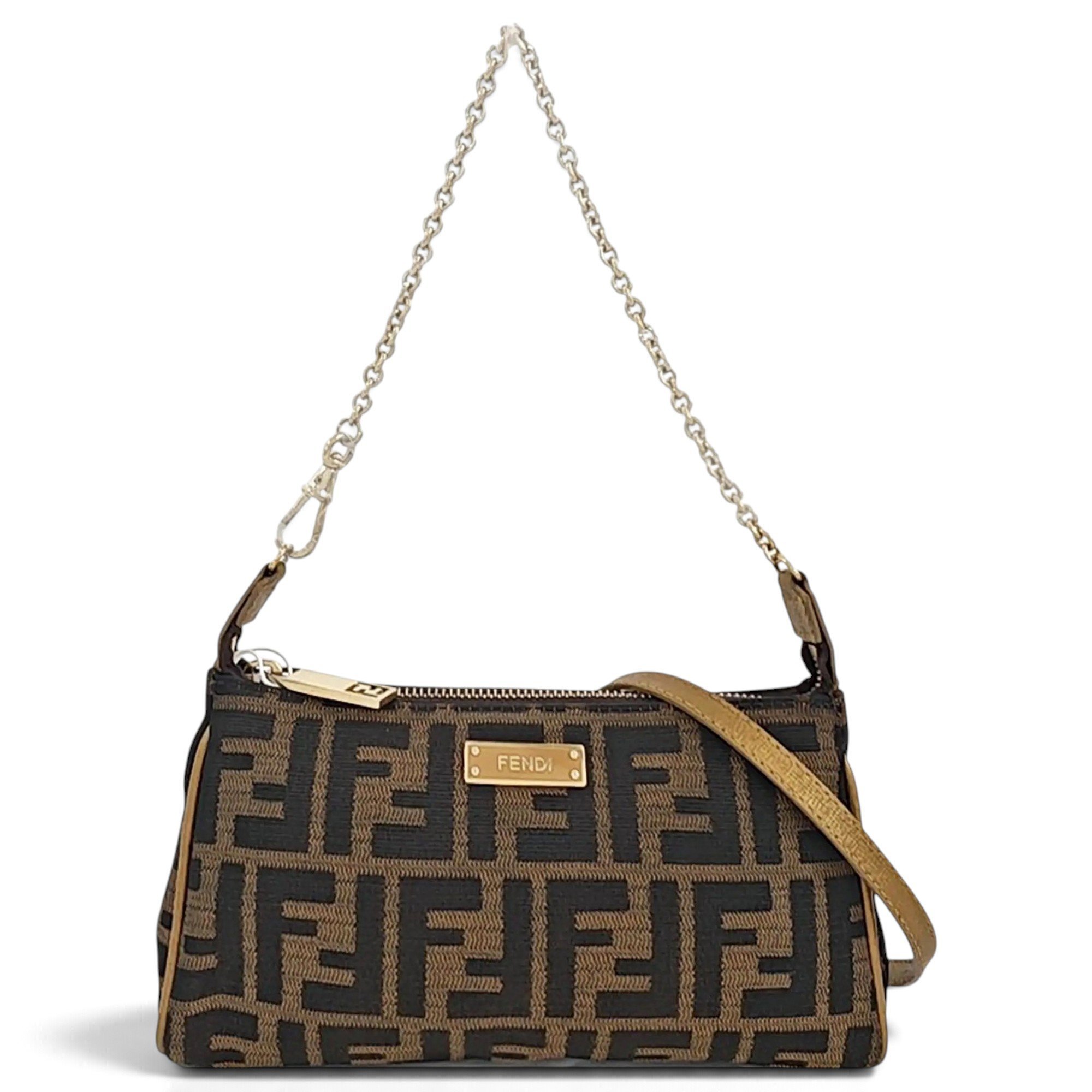 Double F cloth handbag