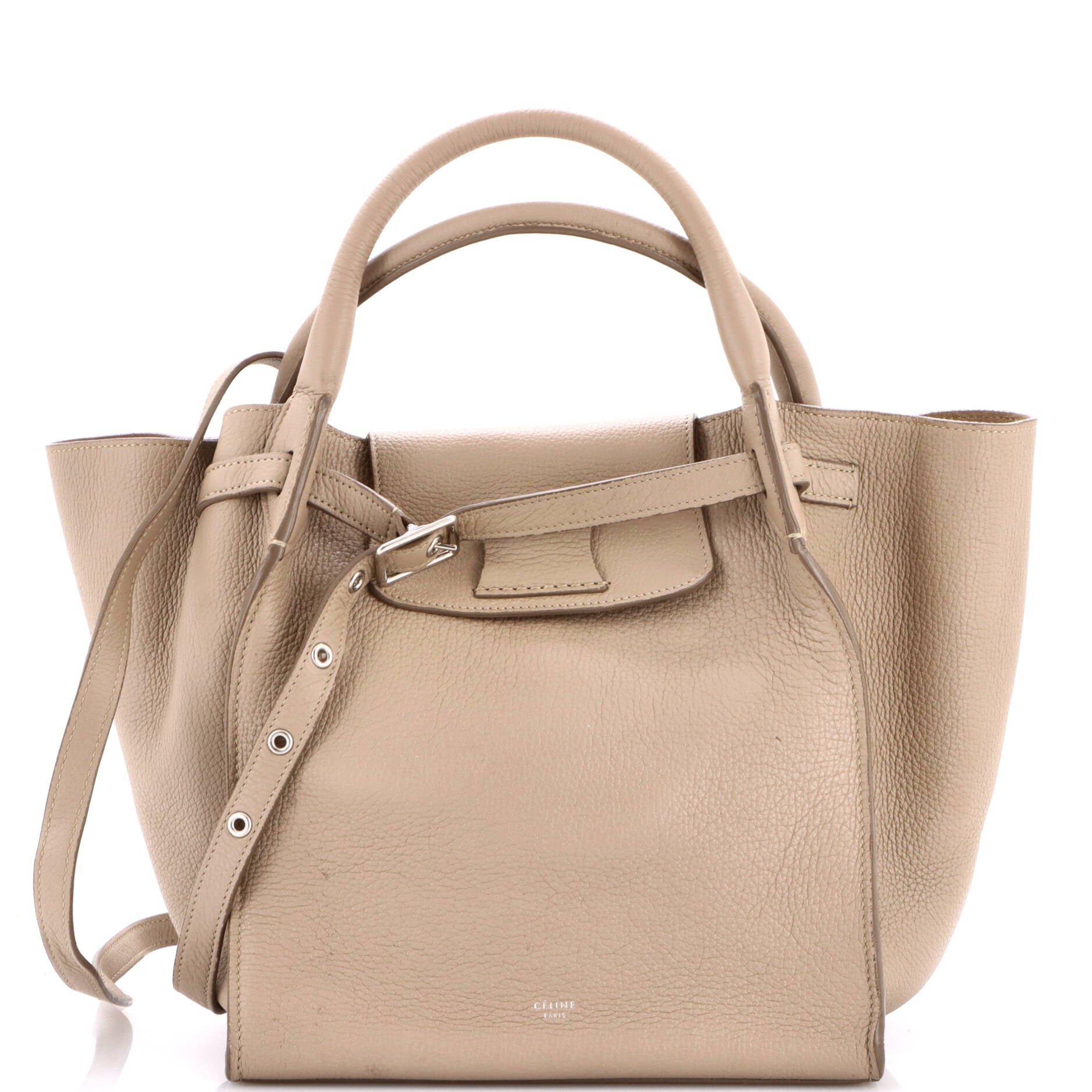 Big Bag Grained Calfskin Small