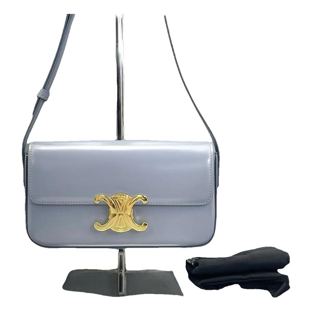 Triomphe Long leather handbag
