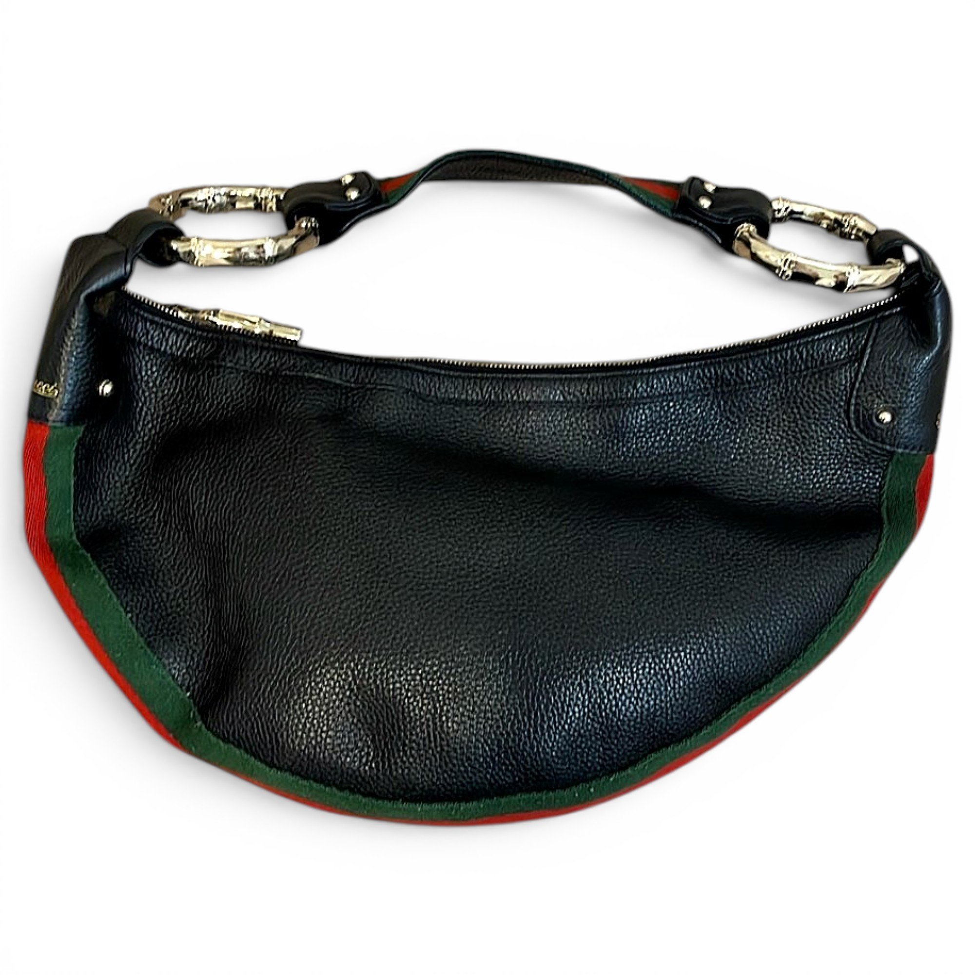 Bamboo Ring leather handbag