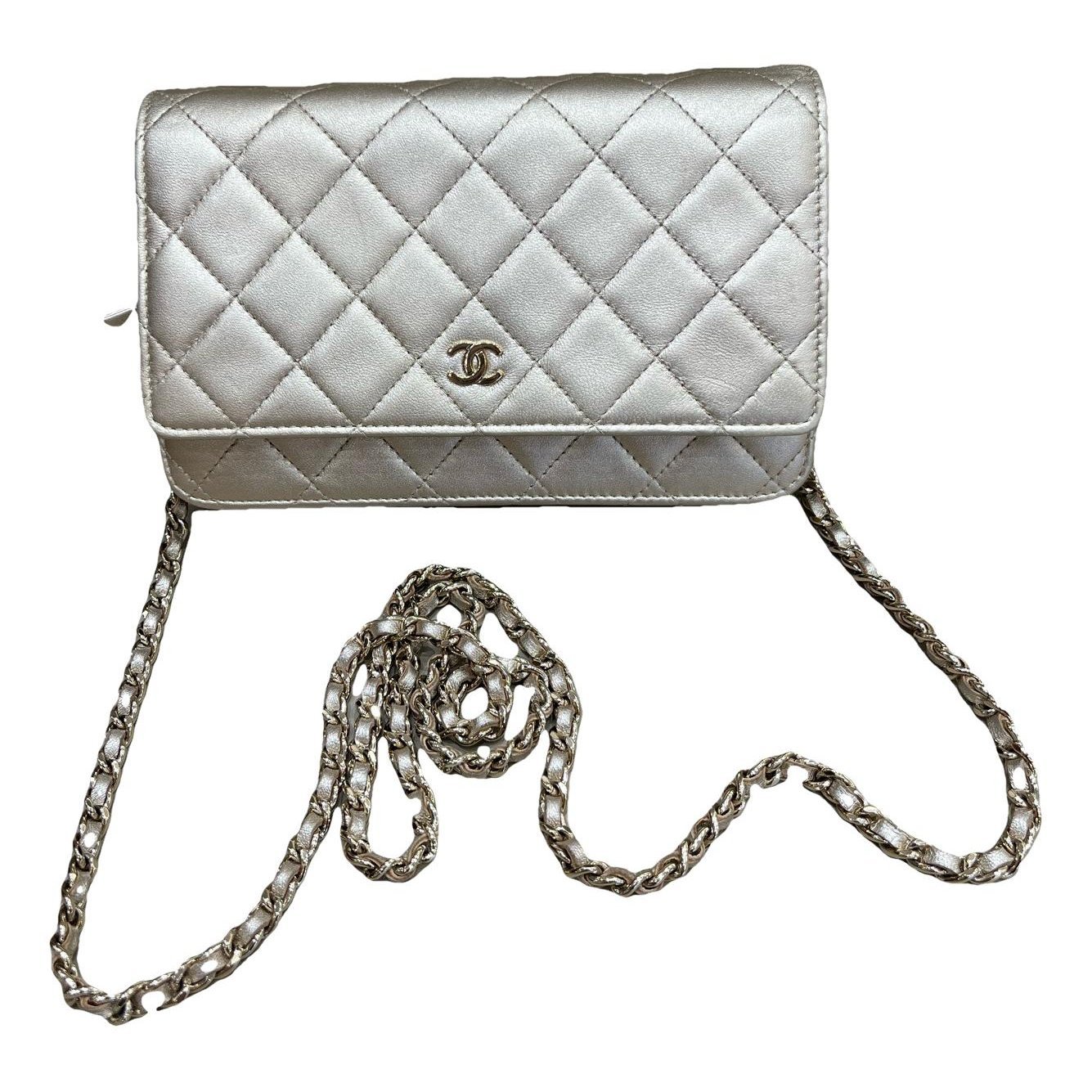 Wallet On Chain Timeless/Classique leather handbag
