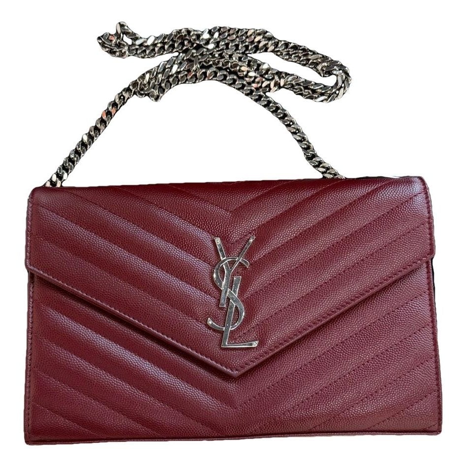 Portefeuille enveloppe leather crossbody bag