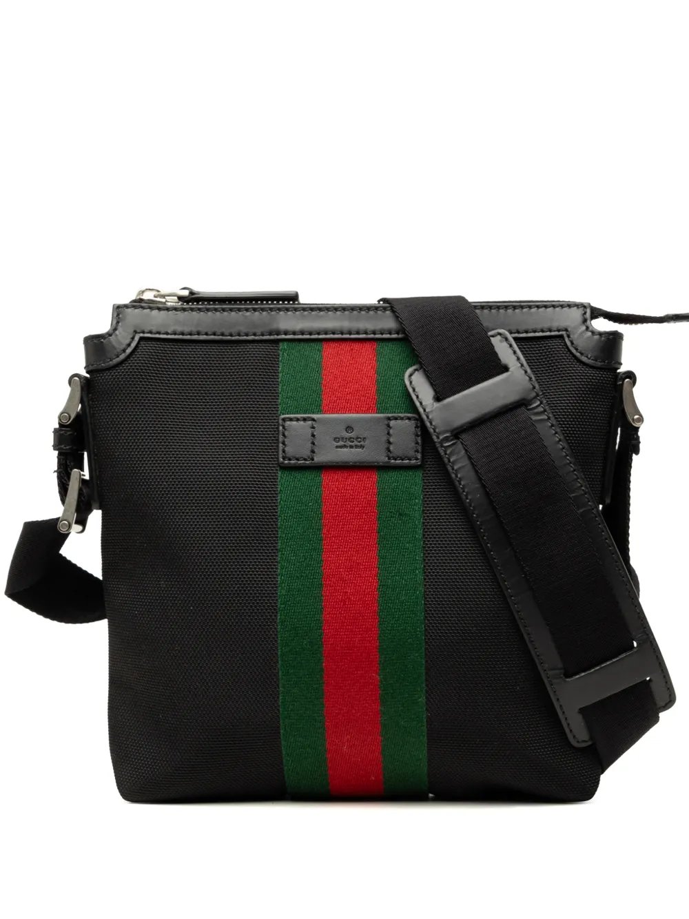 2016-2026 Techno Canvas Web Messenger Bag crossbody bag