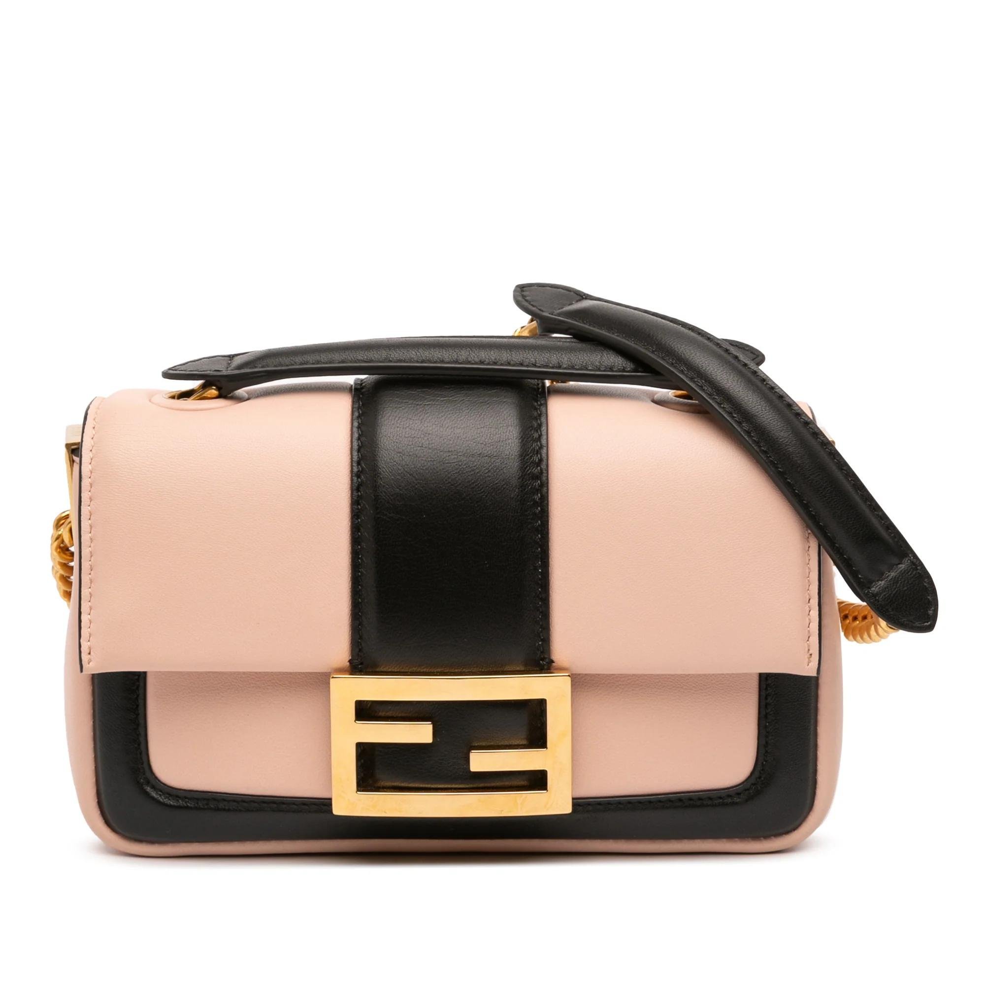 Baguette leather handbag