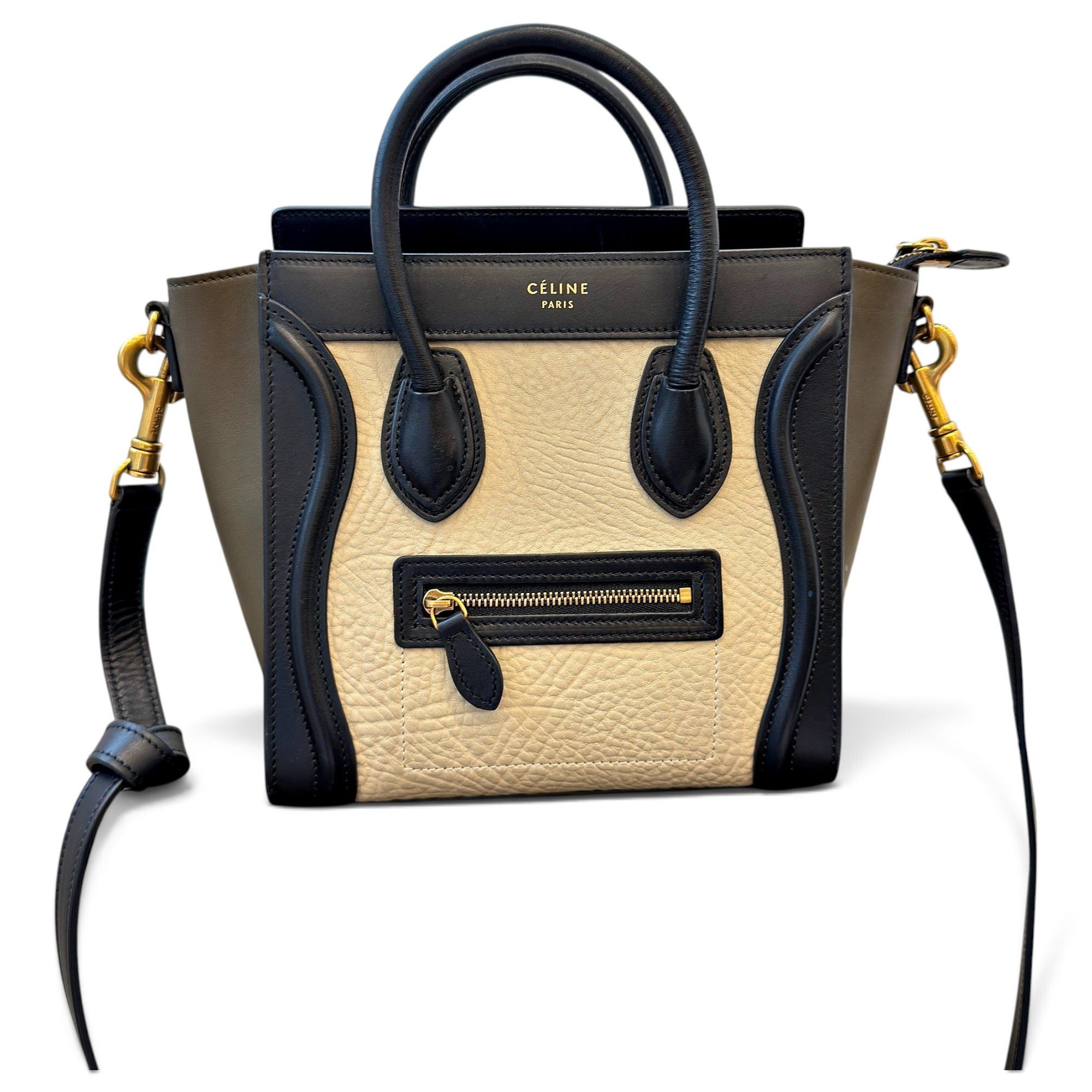 Nano Luggage leather handbag