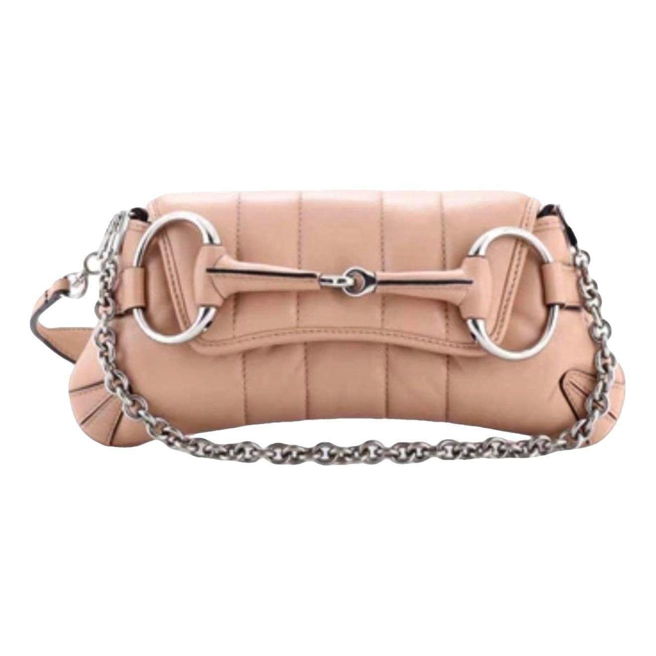 Horsebit Chain leather handbag
