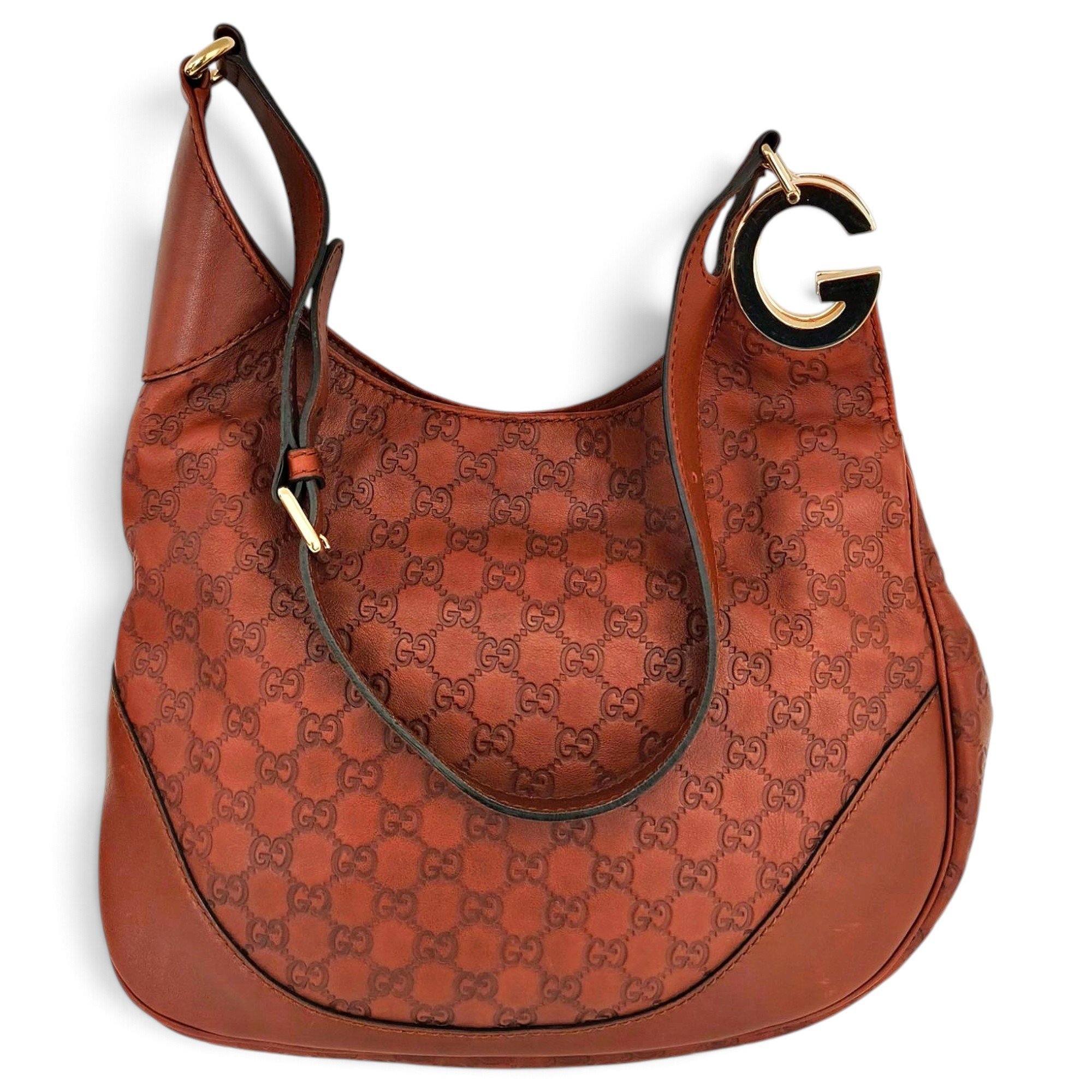 Hobo leather handbag