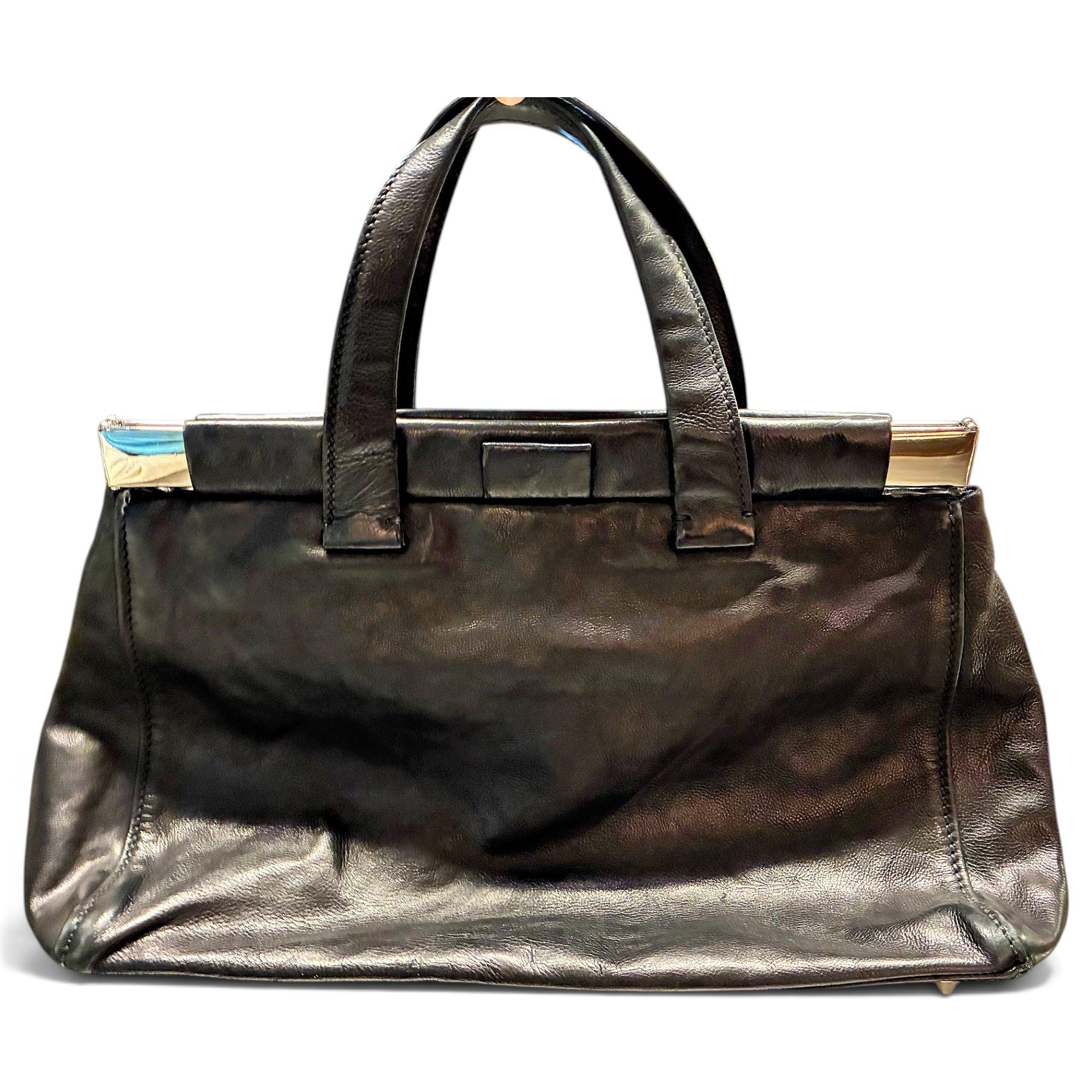 Leather handbag