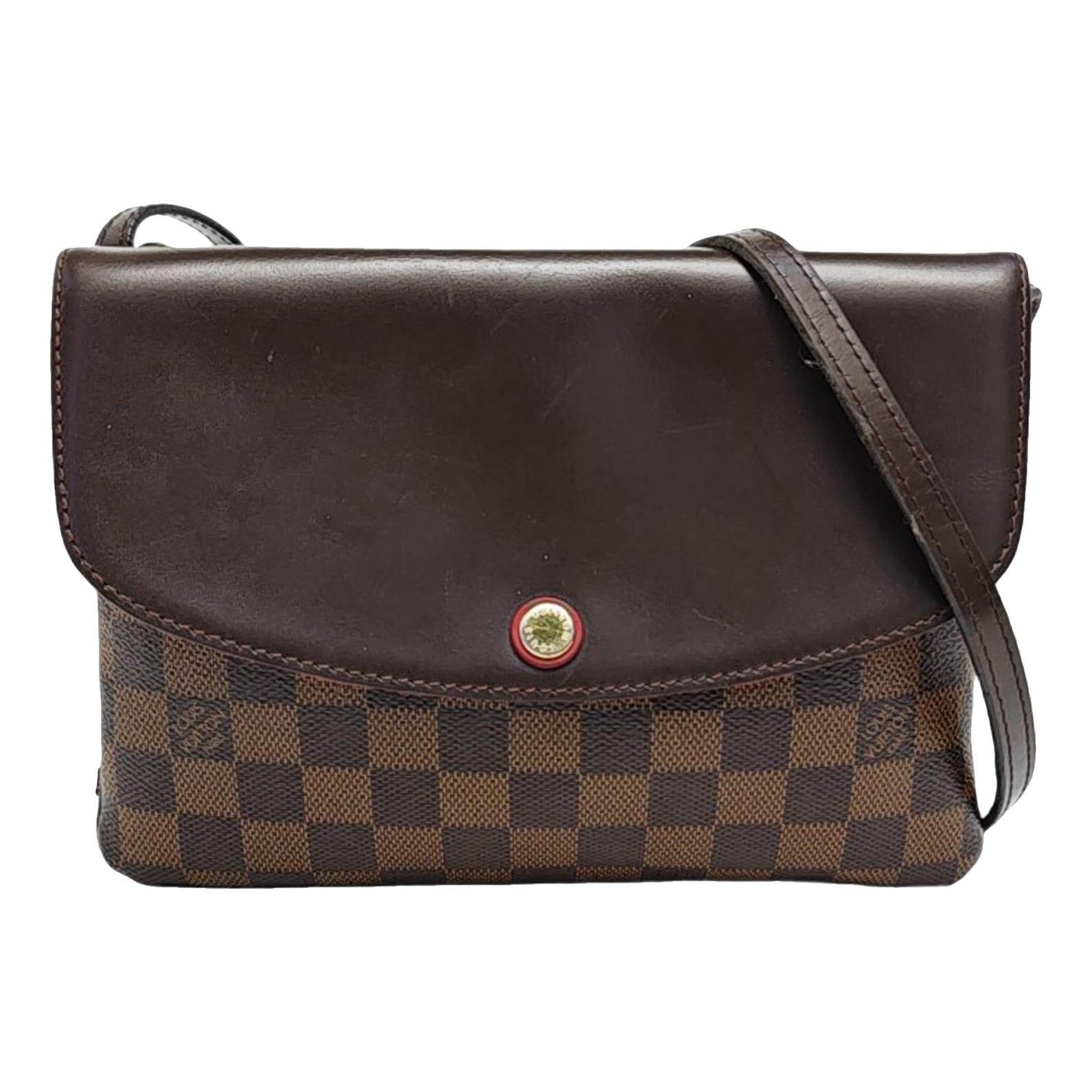 Twice leather handbag