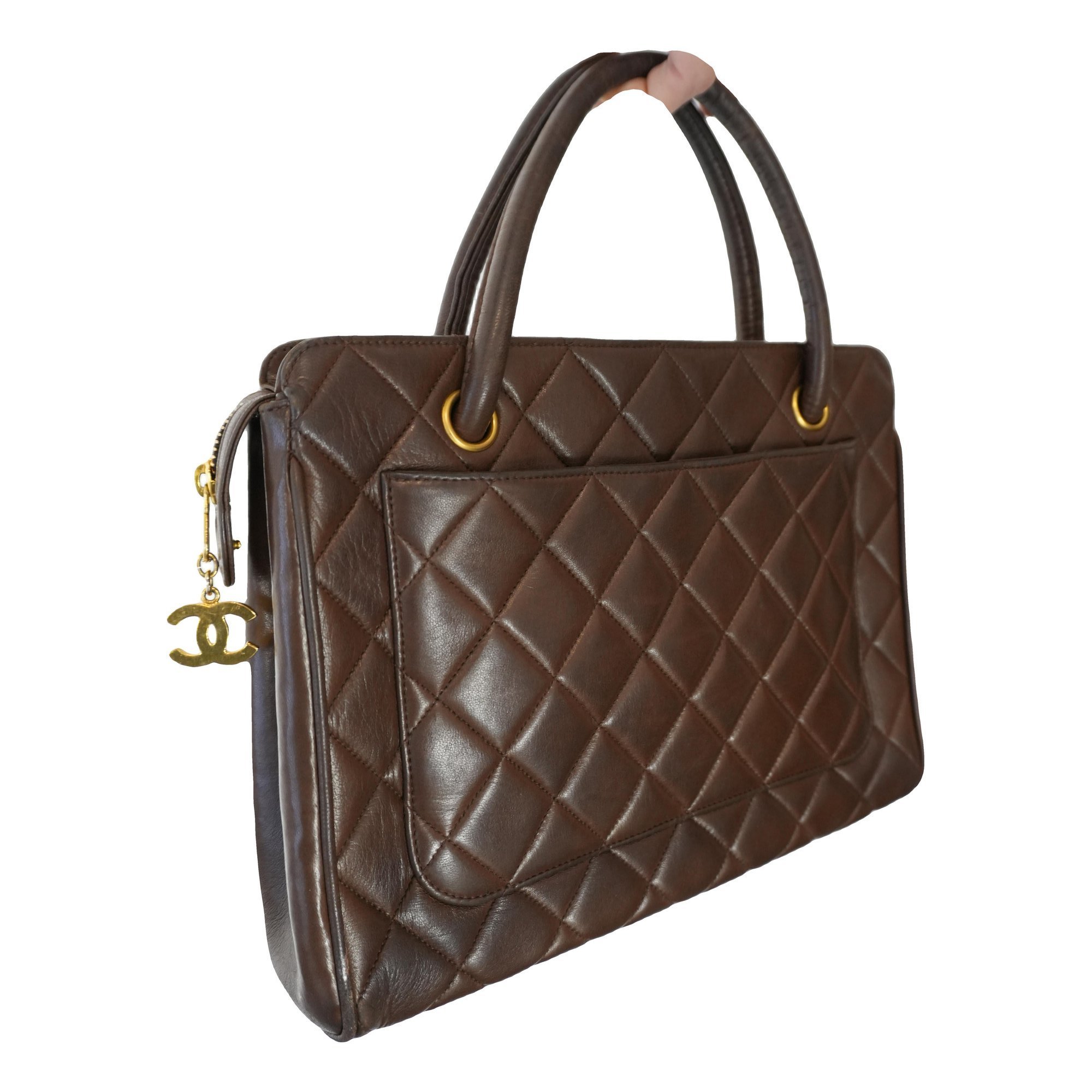 Leather tote