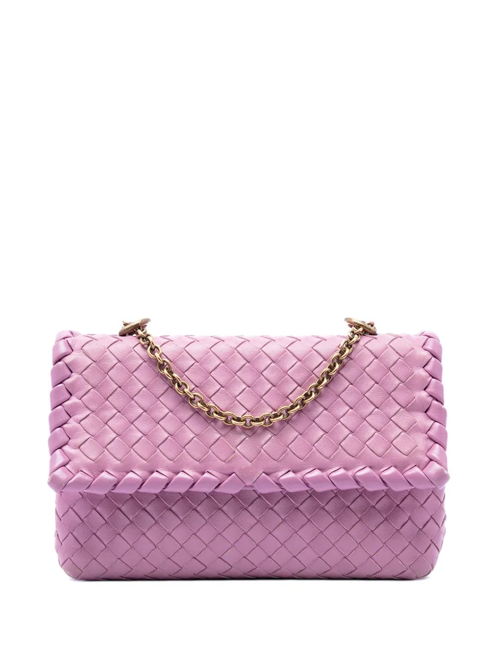 Bottega Veneta 2012-2026 Baby Nappa Intrecciato Olimpia crossbody bag