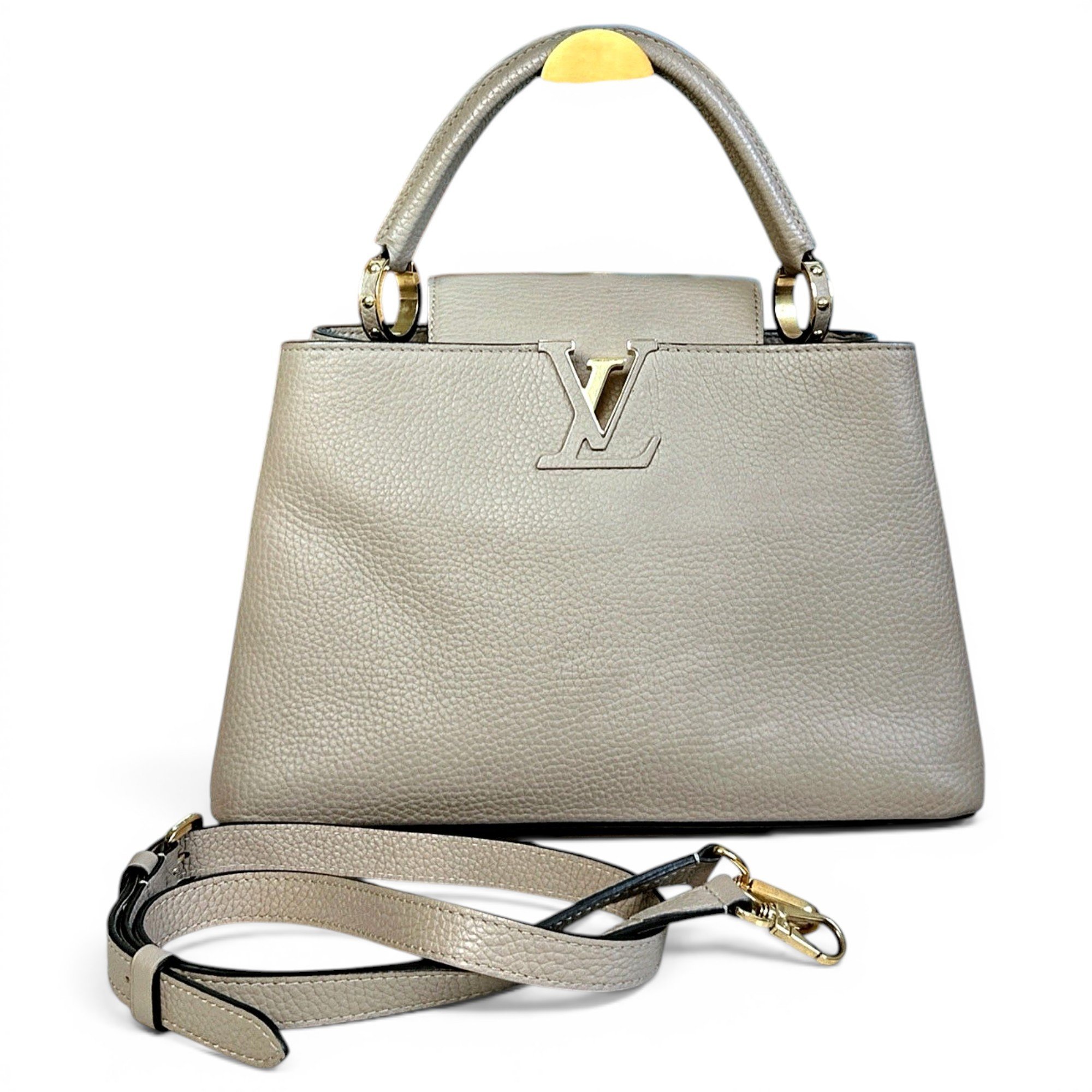Capucines leather handbag