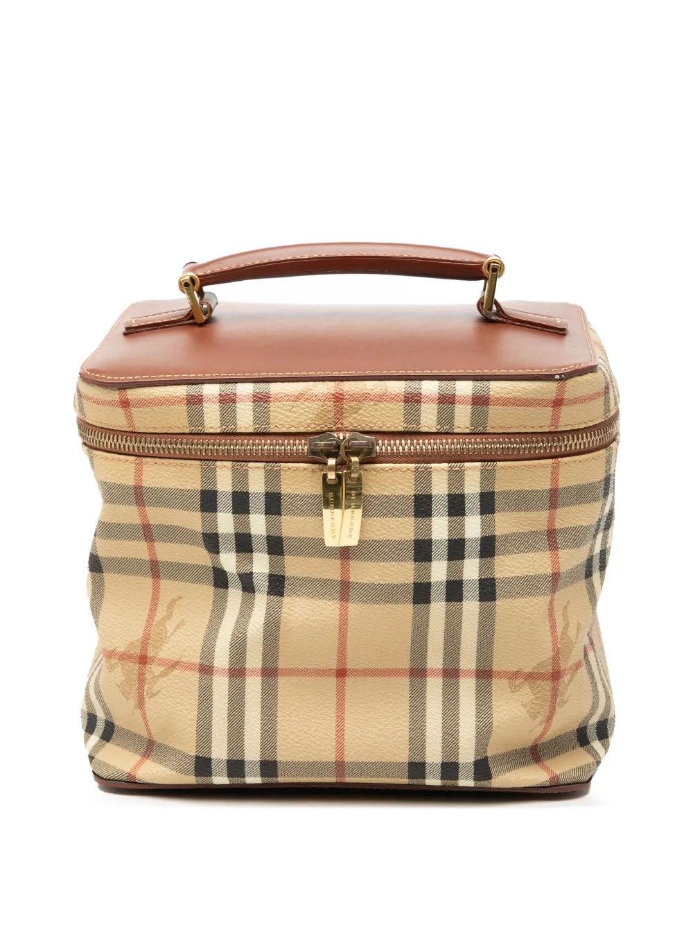 2000-2017 Haymarket Check Coated Canvas vanity bag