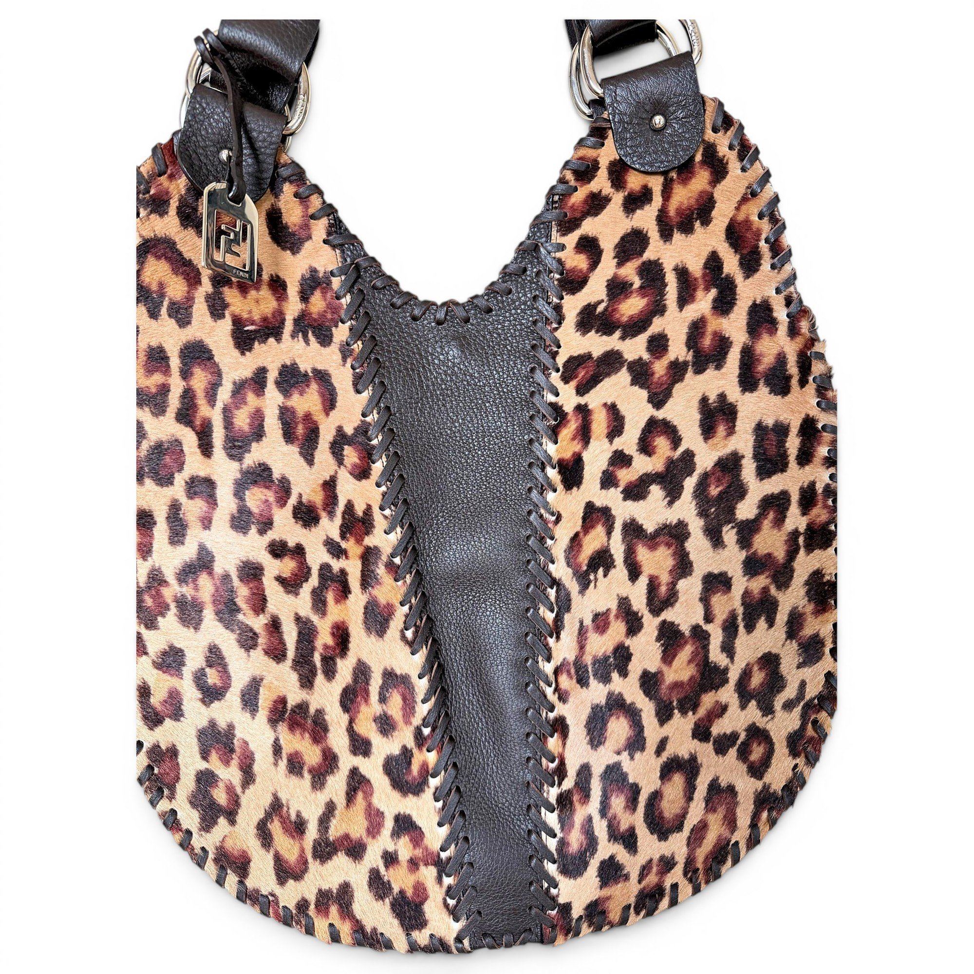 Fendi Pony-style calfskin handbag