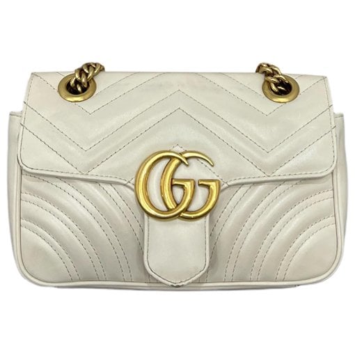 GG Marmont Flap leather handbag