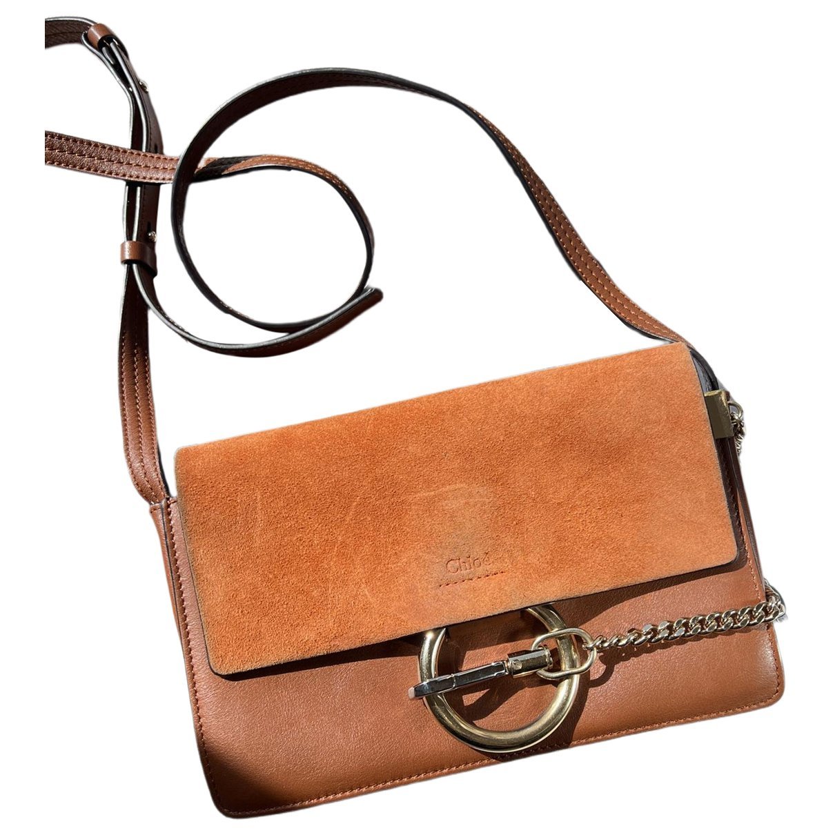 Faye leather handbag