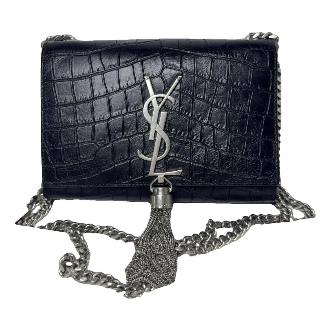Pompom Kate leather handbag